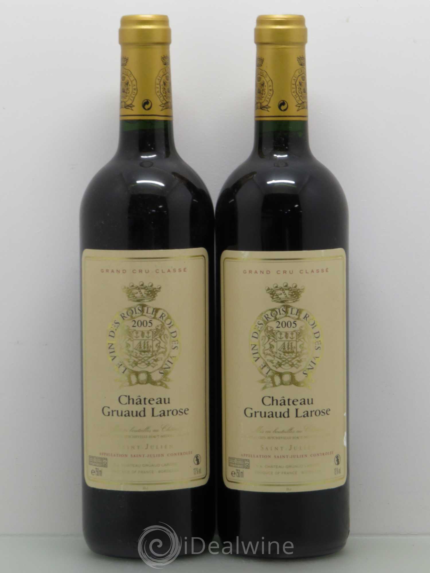 Château Gruaud Larose 2ème Grand Cru Classé 2005 - Lot de 2 bouteilles - 0