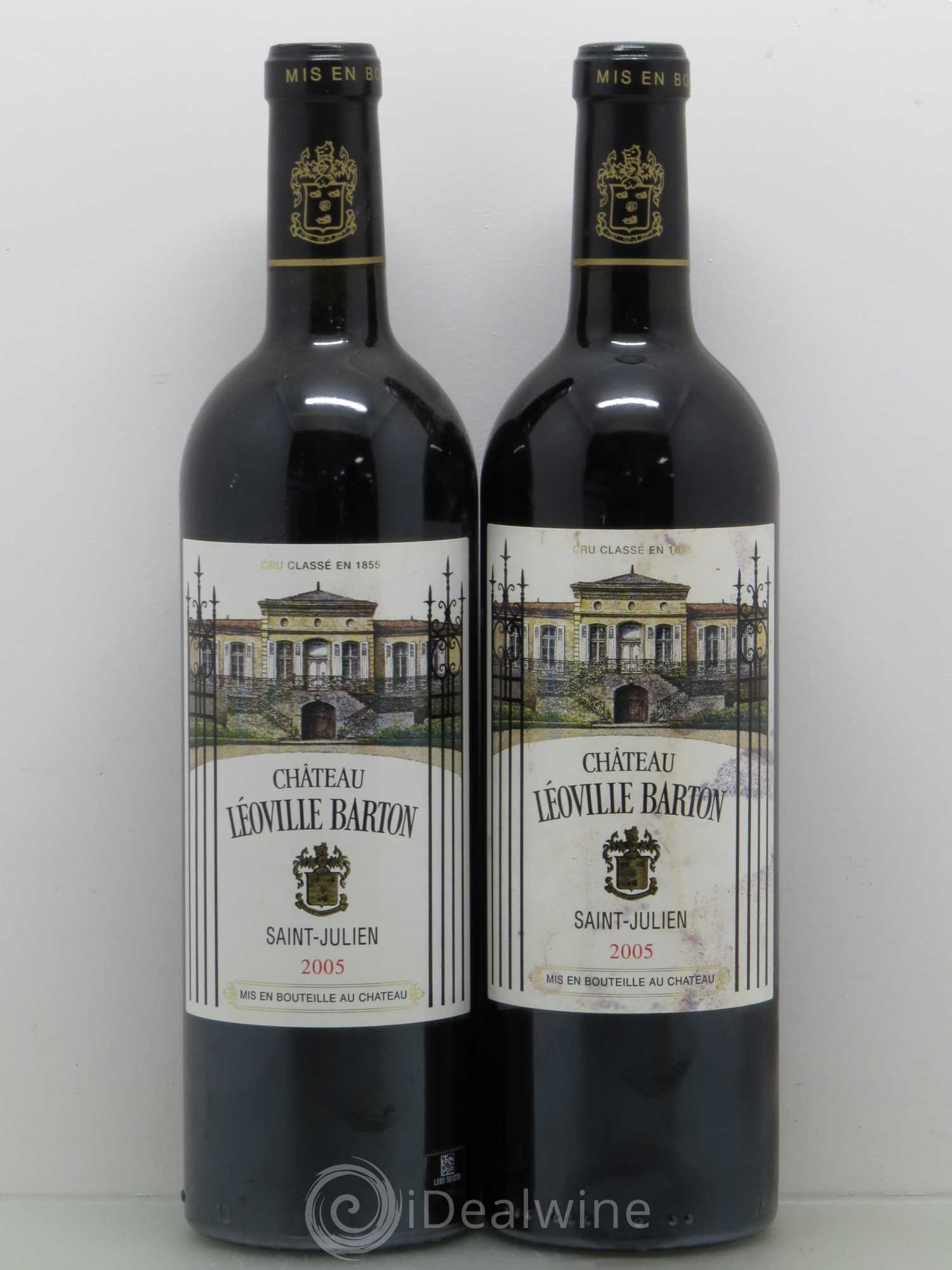 Château Léoville Barton 2ème Grand Cru Classé 2005 - Lot de 5 bouteilles - 2