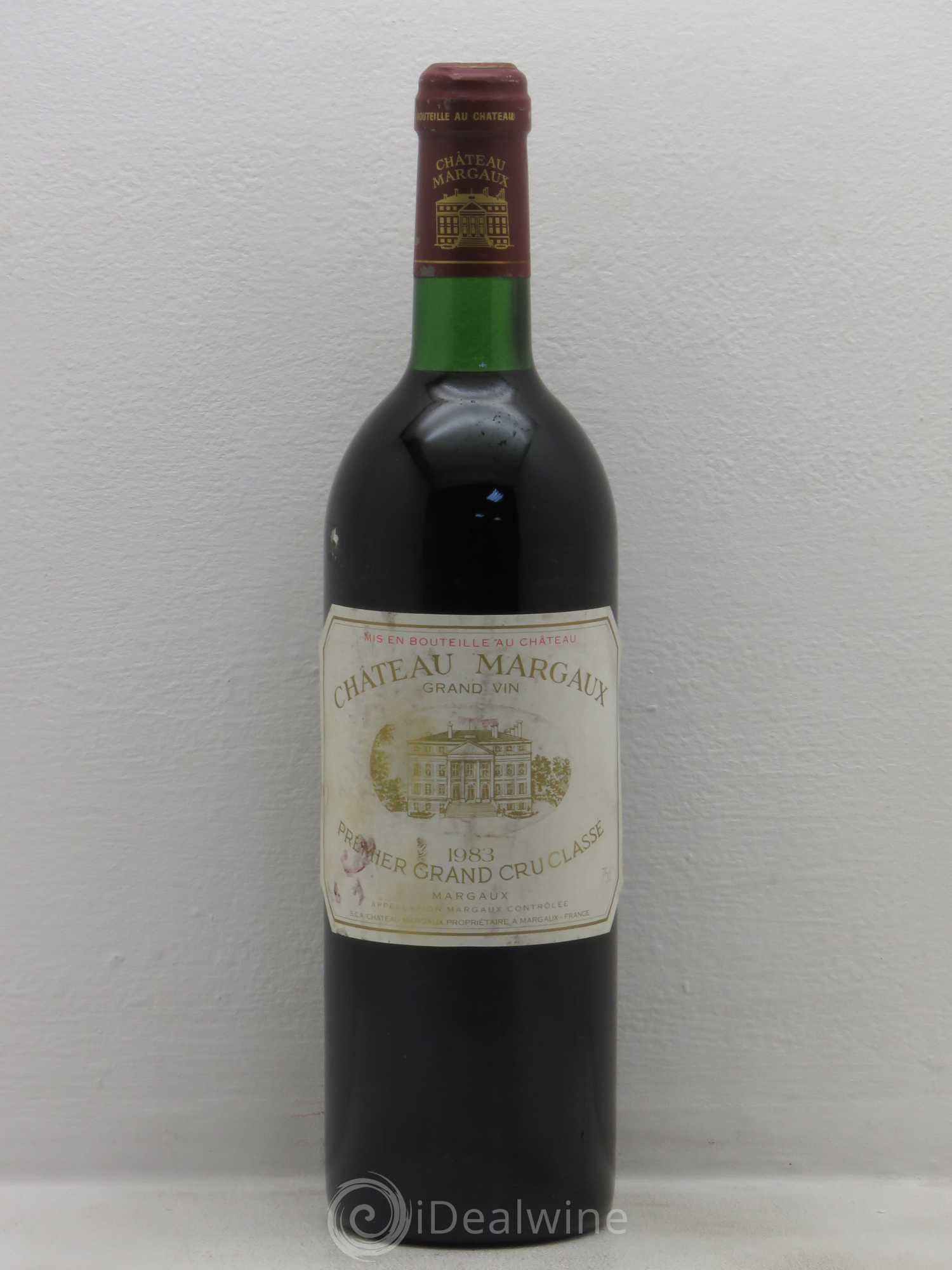 Château Margaux 1er Grand Cru Classé 1983 - Lot de 1 bouteille - 0