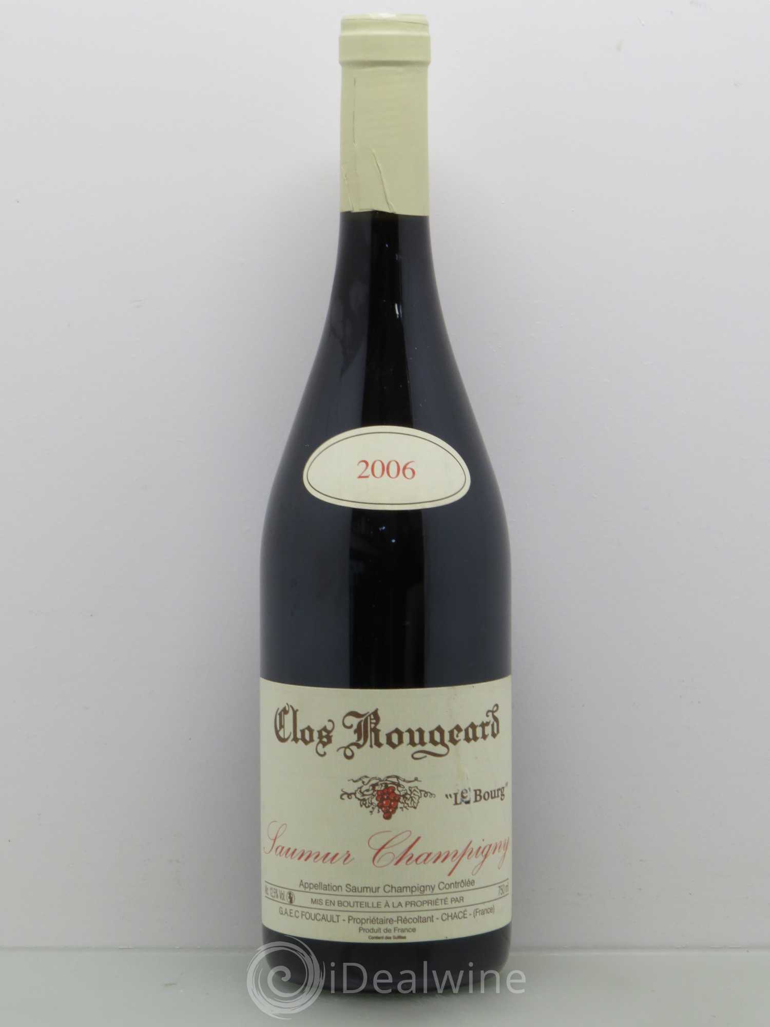 Saumur-Champigny Le Bourg Clos Rougeard 2006 - Lot de 1 bouteille - 0