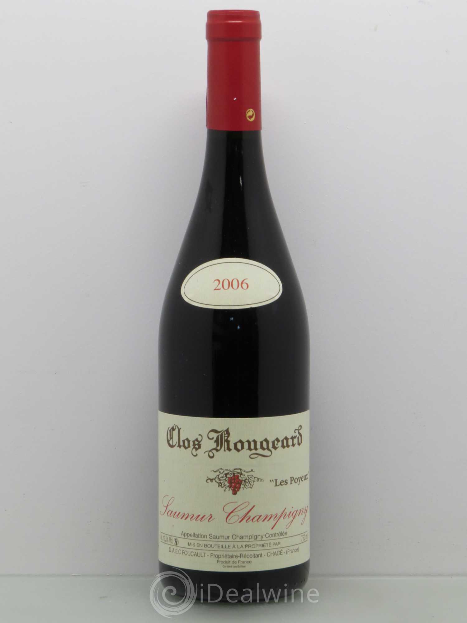 Saumur-Champigny Les Poyeux Clos Rougeard 2006 - Lot de 1 bouteille - 0