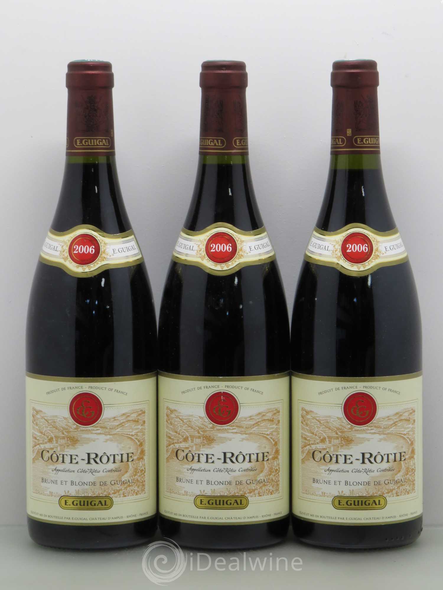 Côte-Rôtie Guigal Brune et blonde 2006 - Posten von 3 Flaschen - 0
