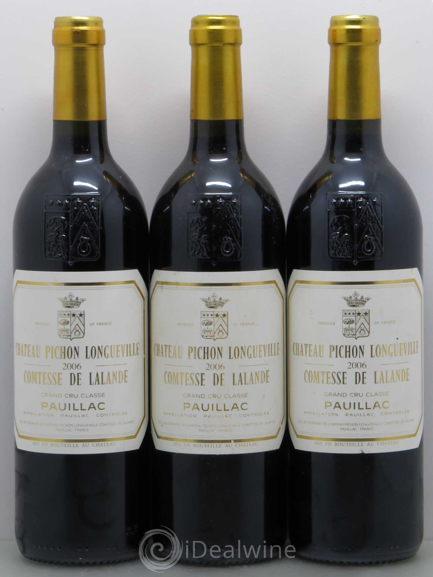 Château Pichon Longueville Comtesse de Lalande 2ème Grand Cru Classé 2006 - Lot de 3 bouteilles - 0