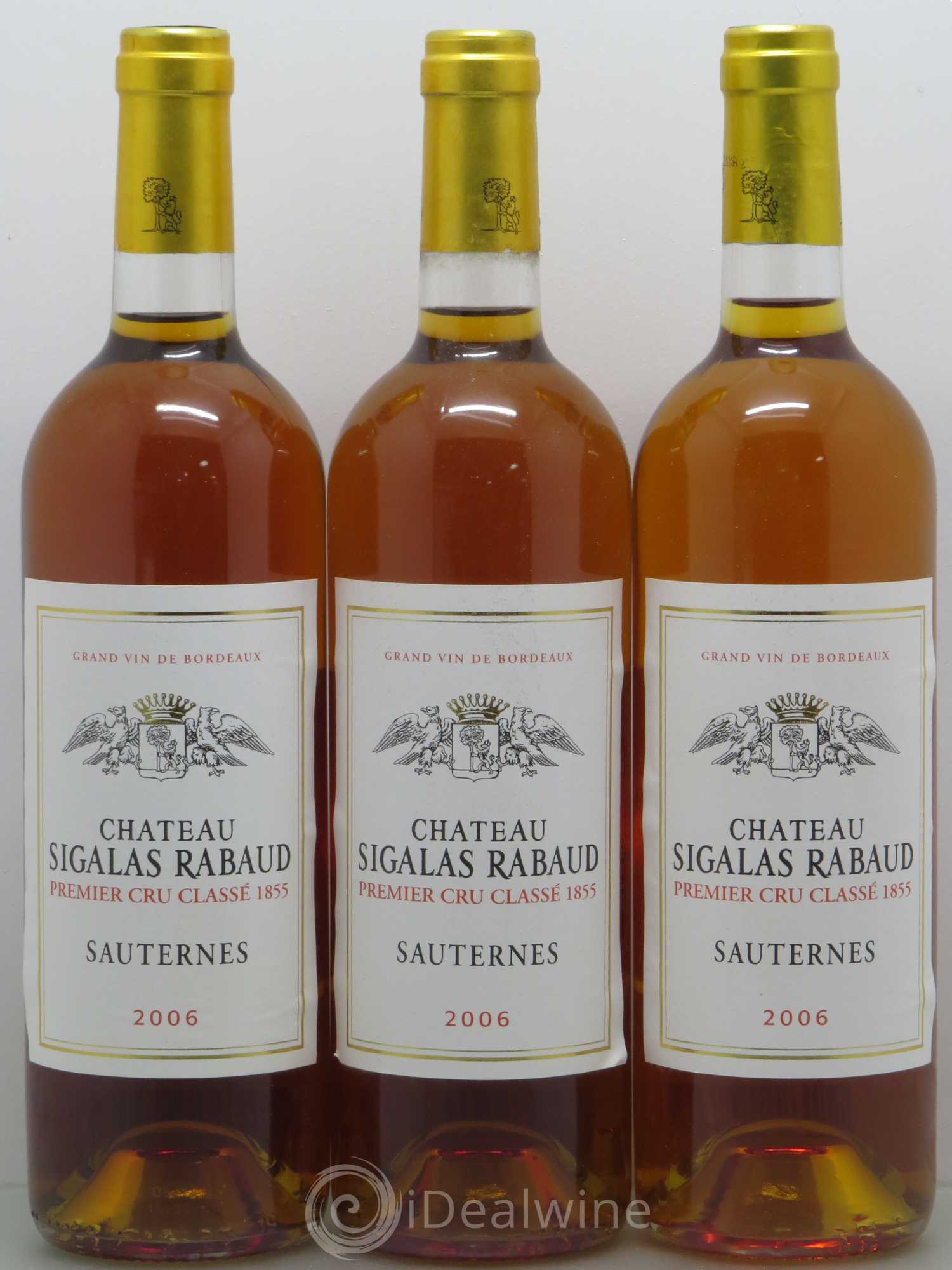 Château Sigalas Rabaud 1er Grand Cru Classé 2006 - Lotto di 6 bottiglie - 1
