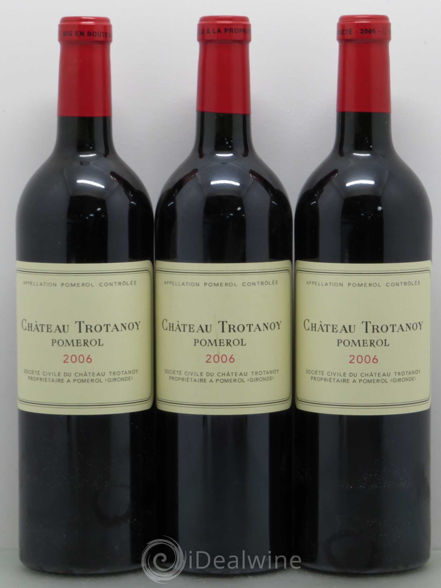 Château Trotanoy 2006 - Lot de 3 bouteilles - 0