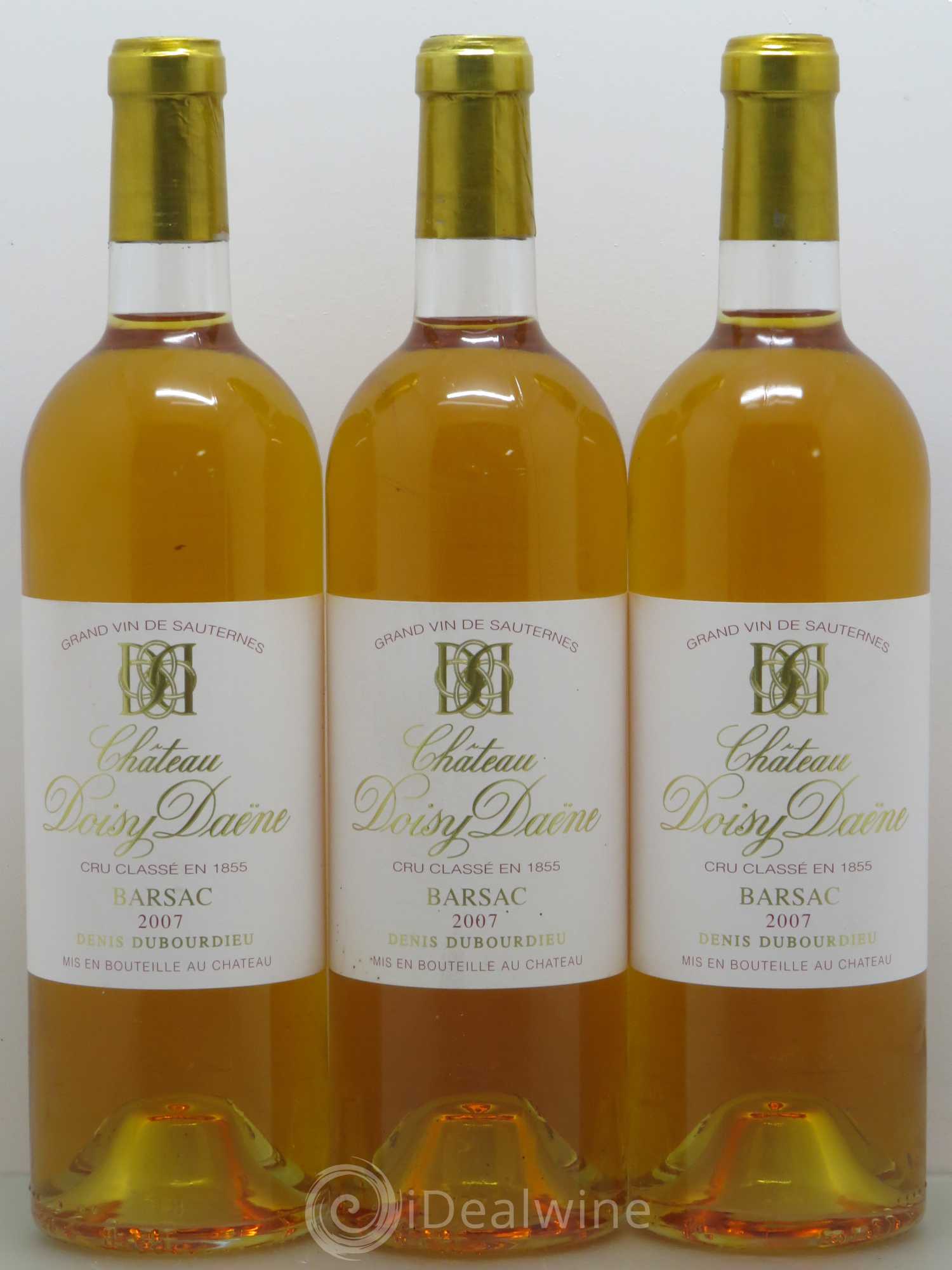 Château Doisy Daëne 2ème Grand Cru Classé 2007 - Lotto di 3 bottiglie - 0
