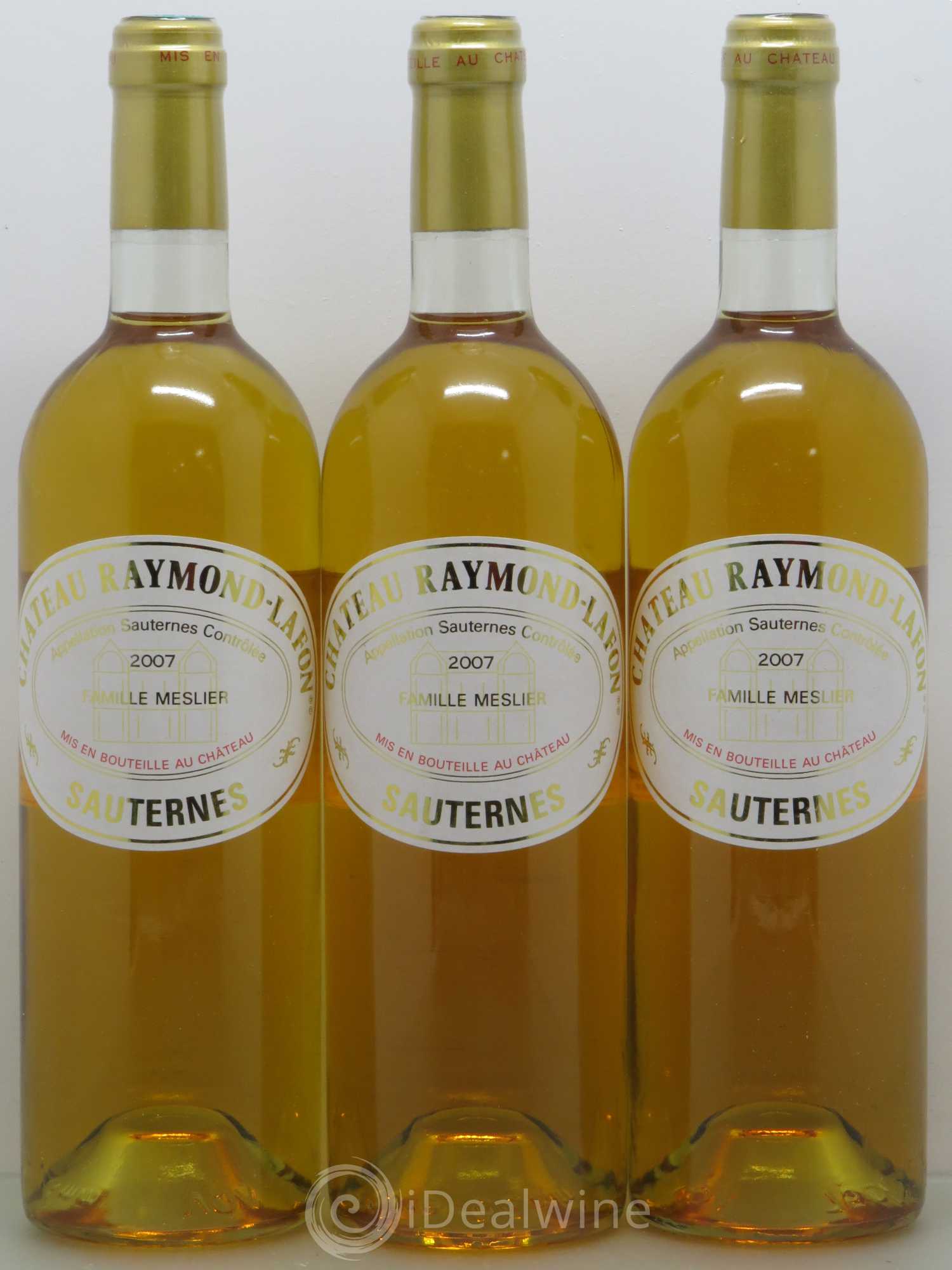 Château Raymond Lafon 2007 - Lotto di 6 bottiglie - 1