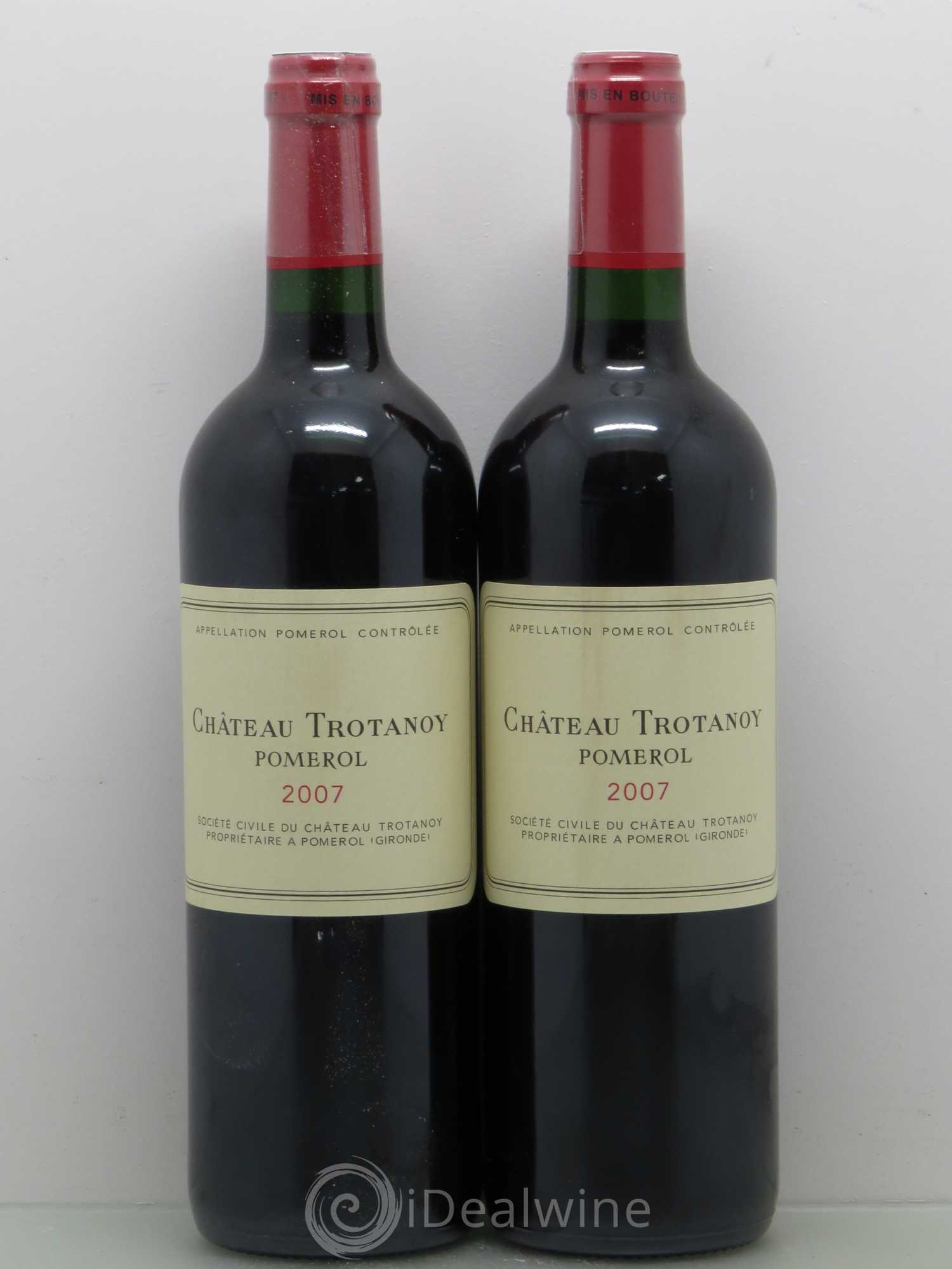 Château Trotanoy 2007 - Lot de 2 bouteilles - 0