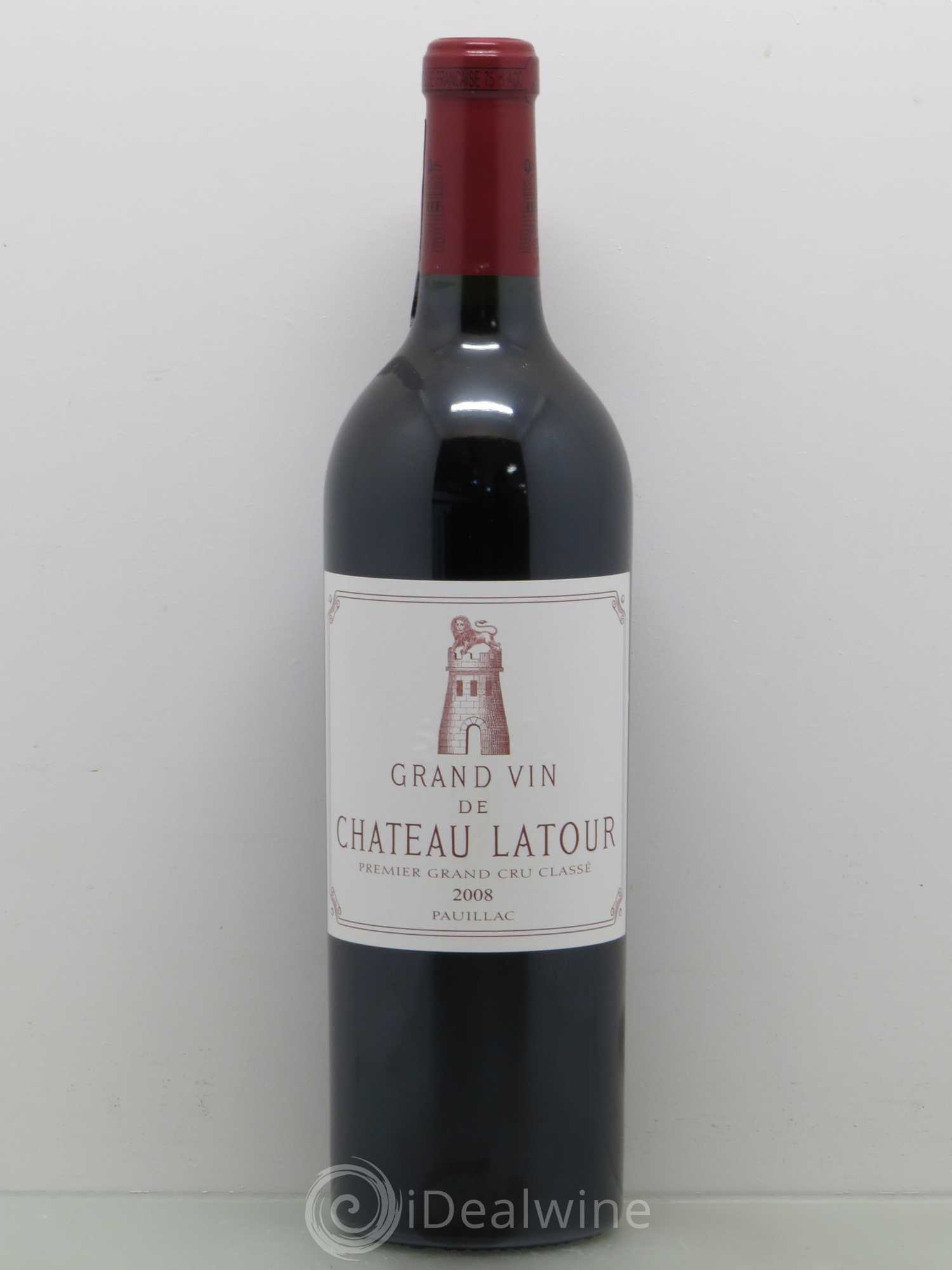 Château Latour 1er Grand Cru Classé 2008 - Lot de 1 bouteille - 0