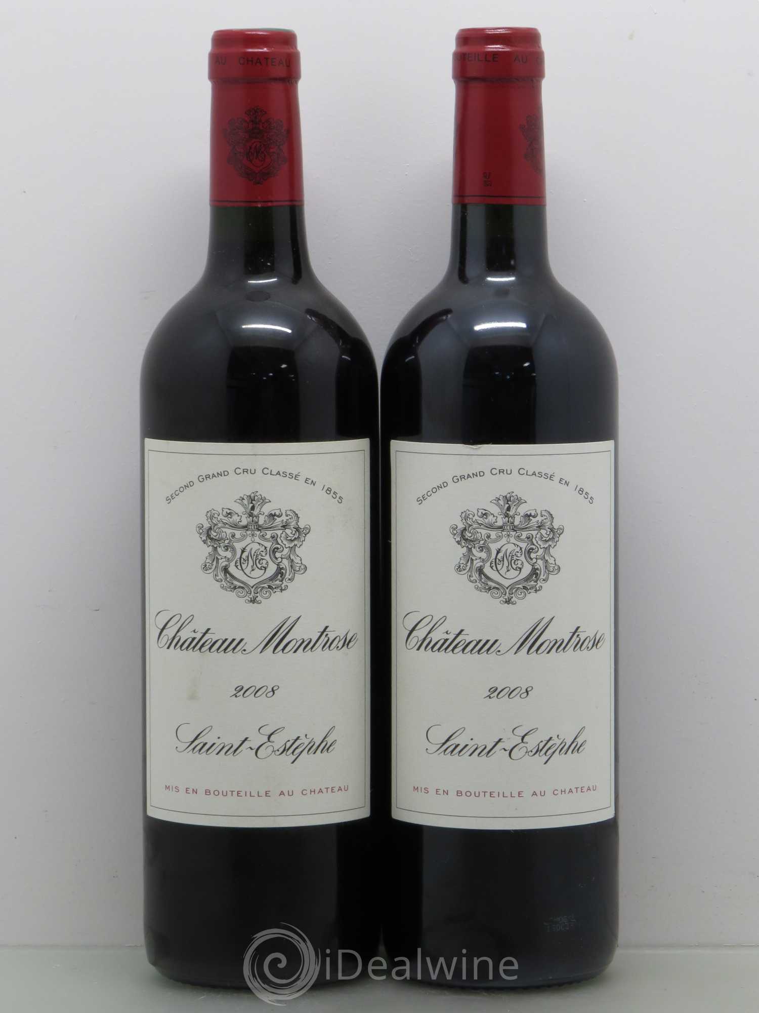 Château Montrose 2ème Grand Cru Classé 2008 - Lot de 2 bouteilles - 0