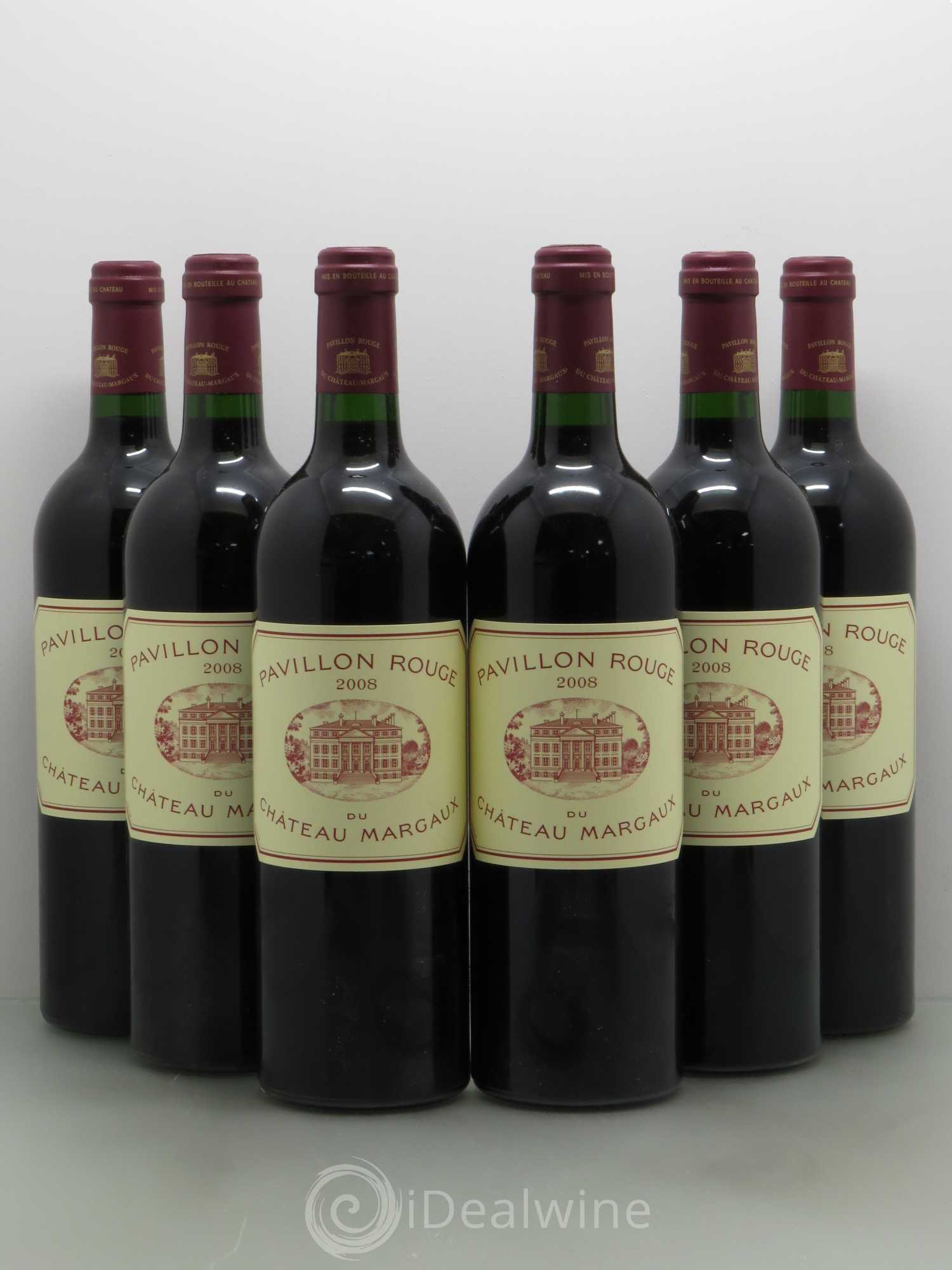Pavillon Rouge du Château Margaux Second Vin 2008 - Lot de 6 bouteilles - 0