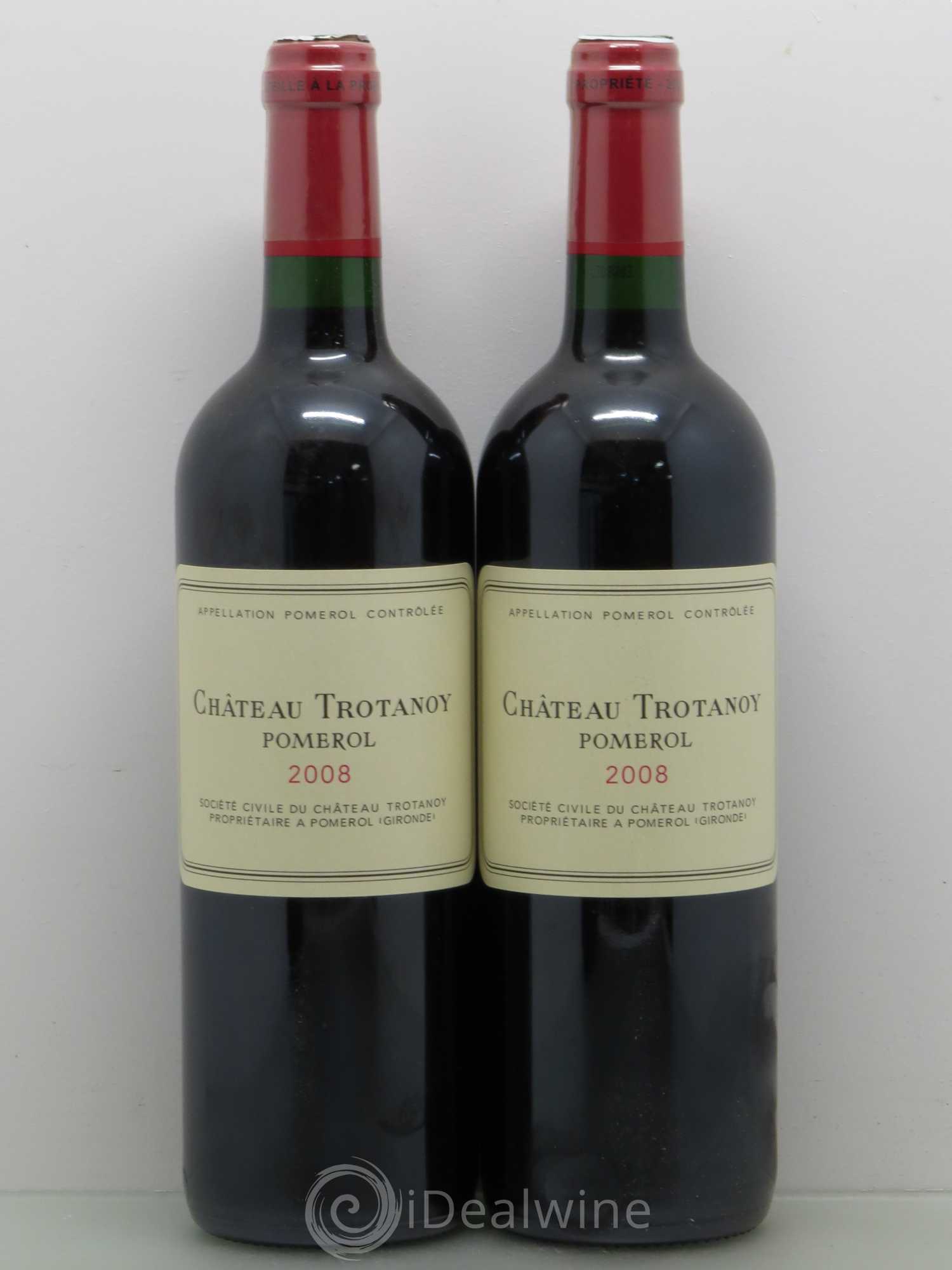 Château Trotanoy 2008 - Lot de 2 bouteilles - 0