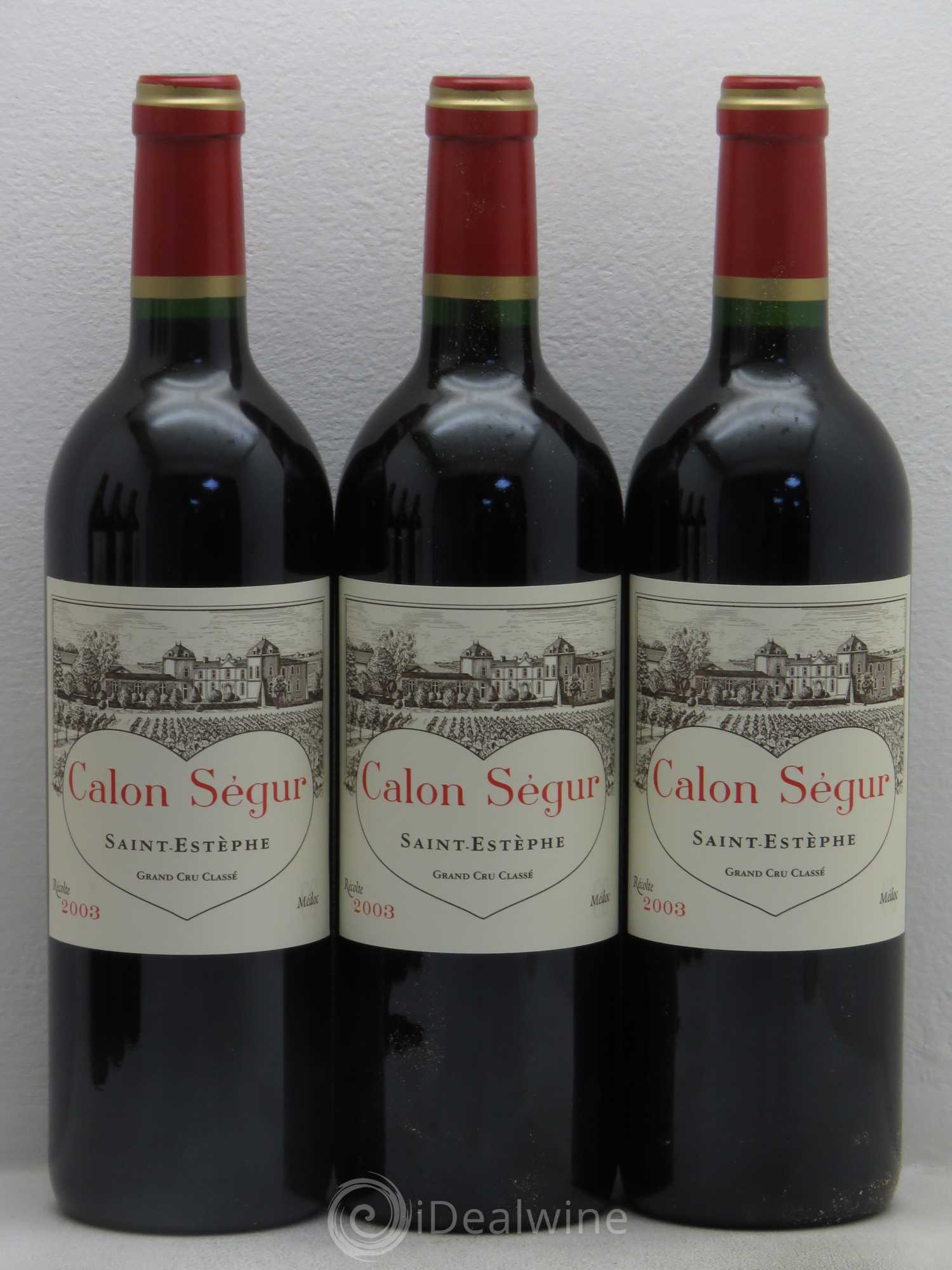 Château Calon Ségur 3ème Grand Cru Classé 2003 - Lot de 6 bouteilles - 1