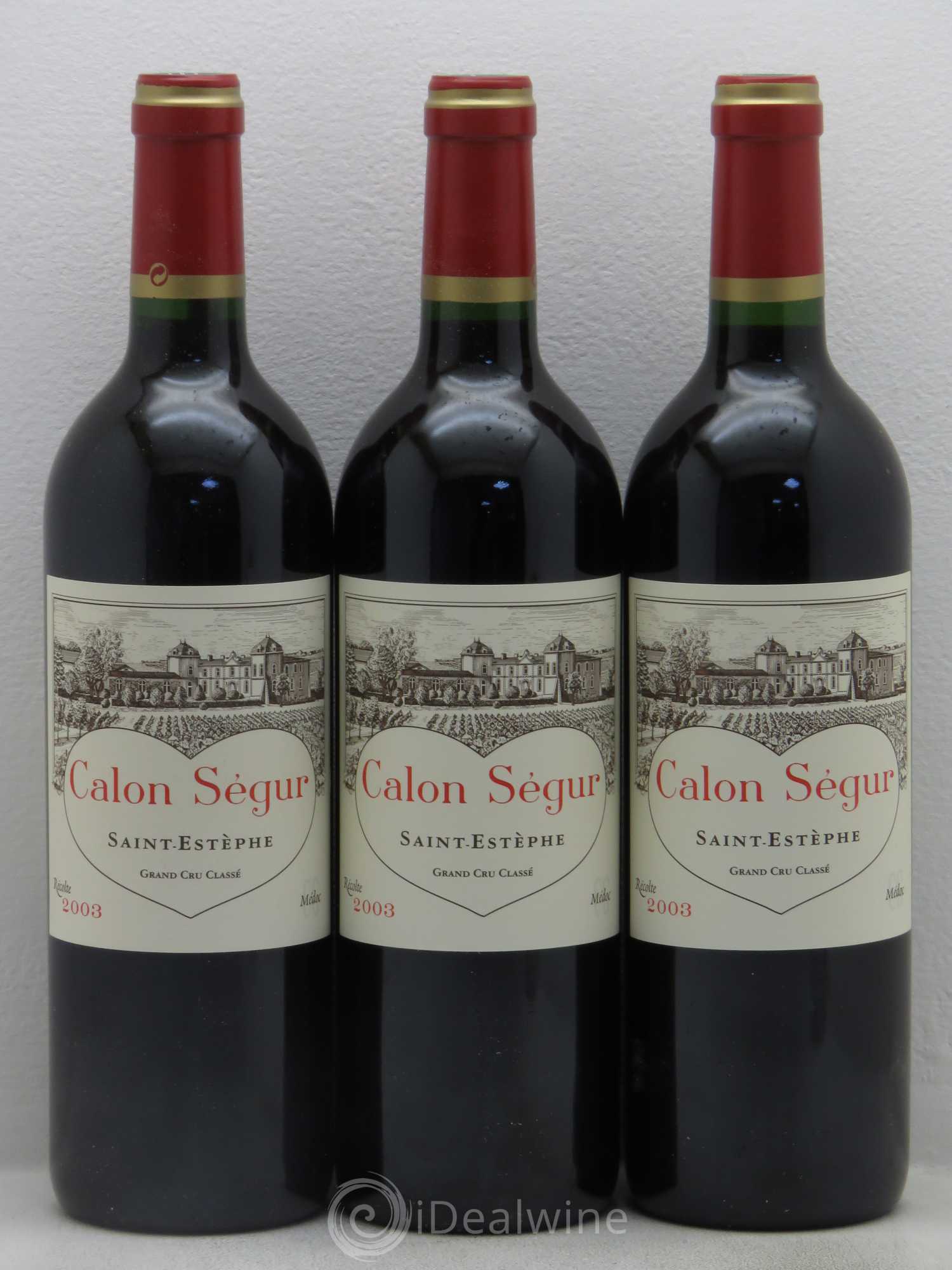 Château Calon Ségur 3ème Grand Cru Classé 2003 - Lot de 6 bouteilles - 2