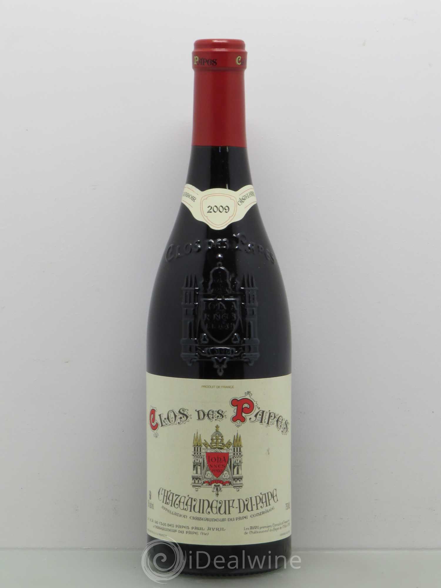 Châteauneuf-du-Pape Clos des Papes - Paul Avril 2009 - Lot de 1 bouteille - 0
