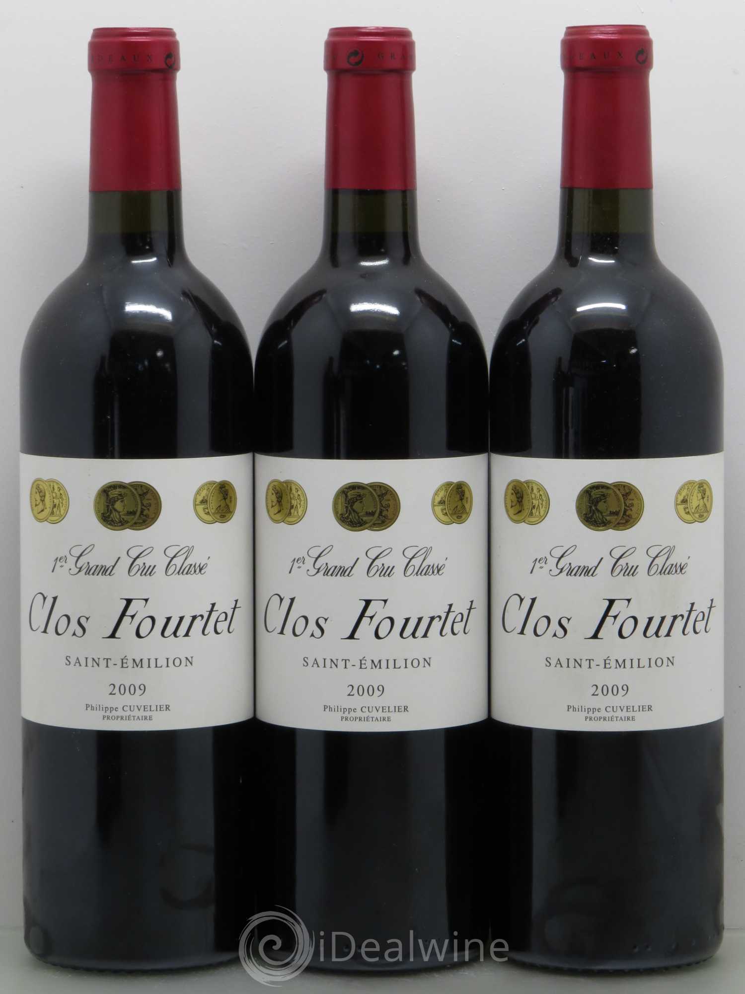 Clos Fourtet 1er Grand Cru Classé B 2009 - Lot de 6 bouteilles - 1