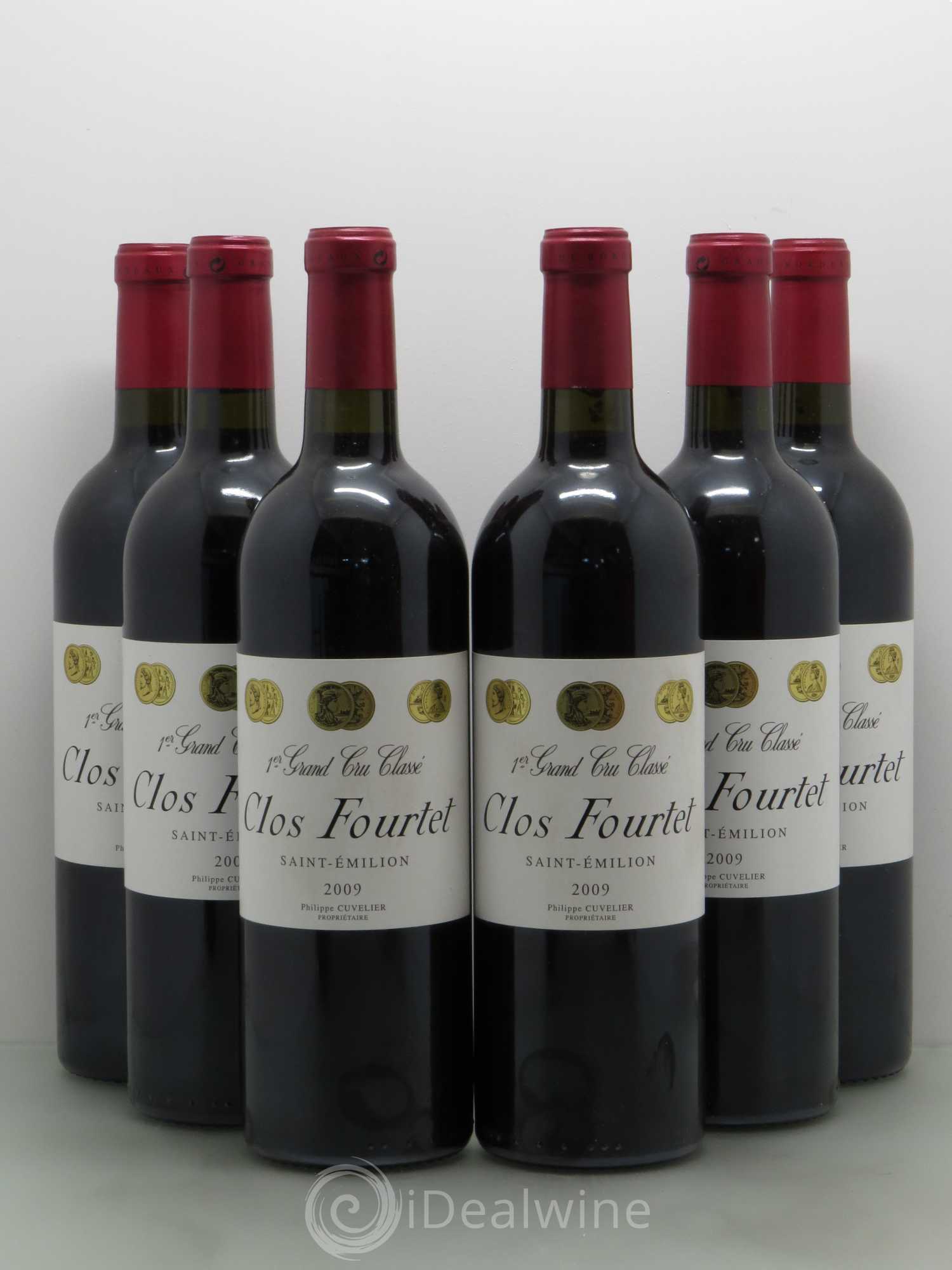 Clos Fourtet 1er Grand Cru Classé B 2009 - Lot de 6 bouteilles - 0