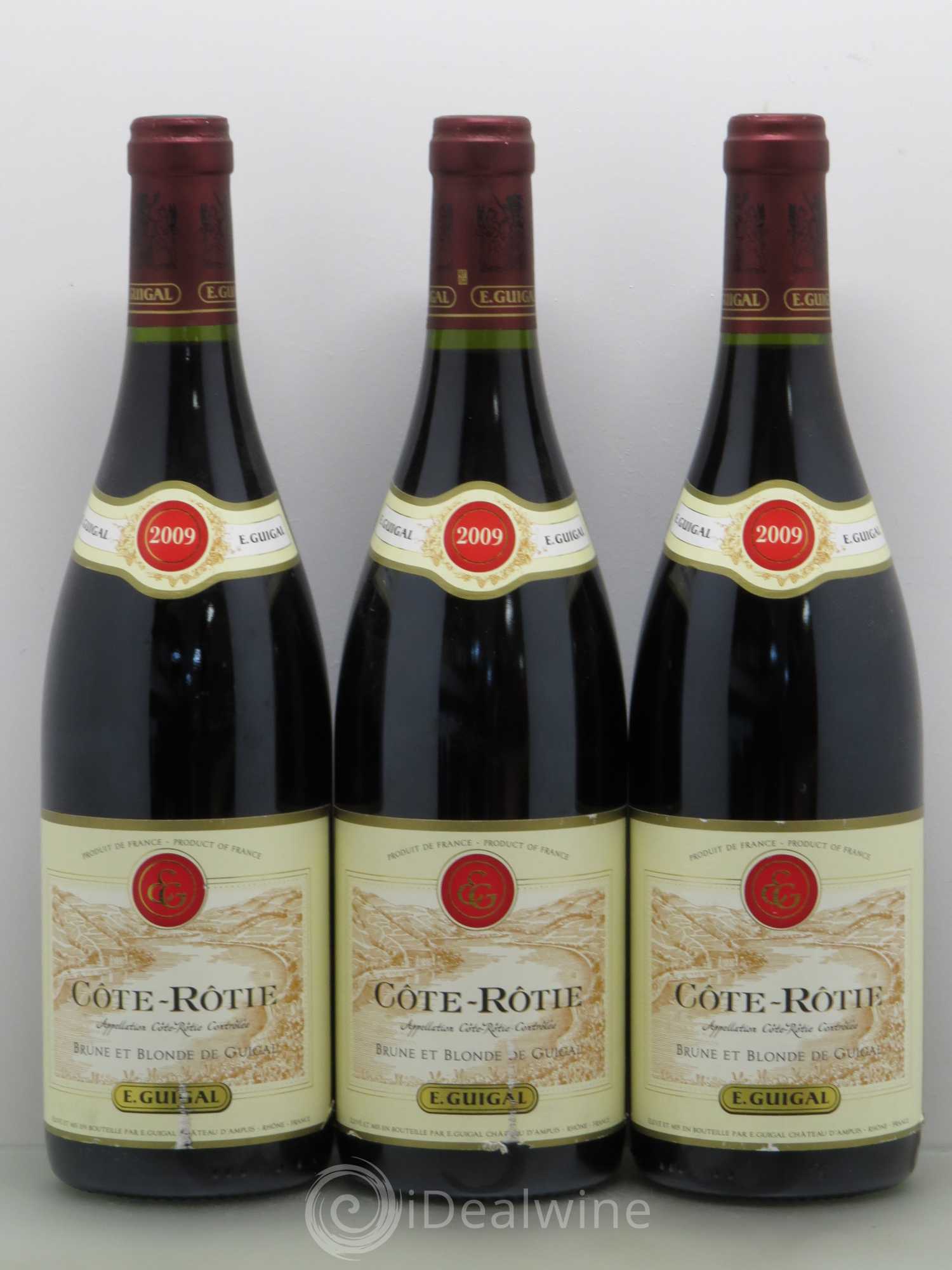 Côte-Rôtie Guigal Brune et blonde 2009 - Posten von 3 Flaschen - 0
