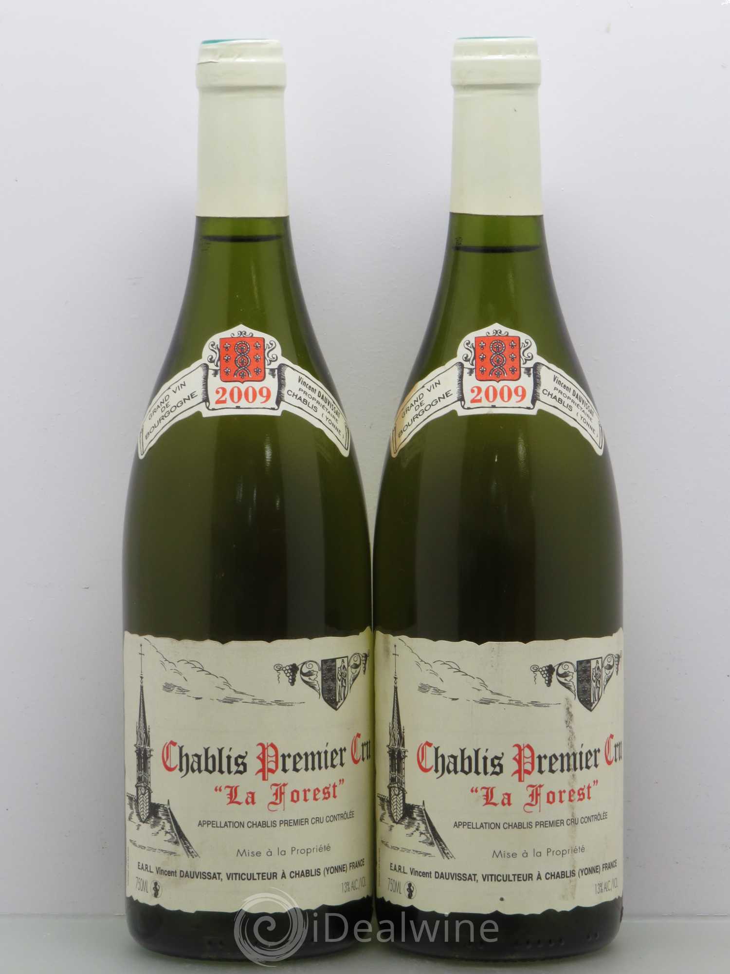 Chablis 1er Cru La Forest Vincent Dauvissat (Domaine) 2009 - Lot de 2 bouteilles - 0