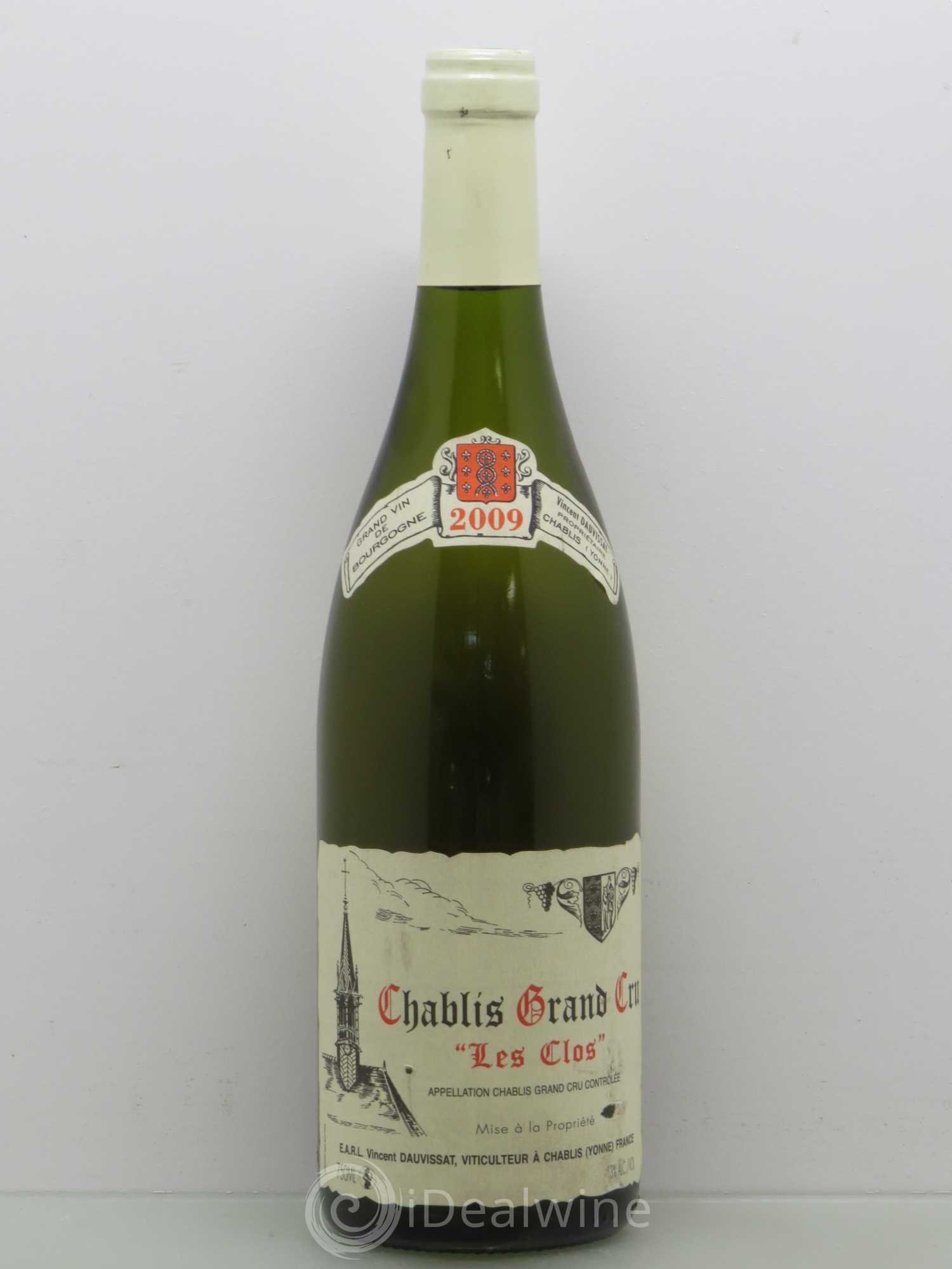 Chablis Grand Cru Les Clos Vincent Dauvissat (Domaine) 2009 - Lot de 1 bouteille - 0