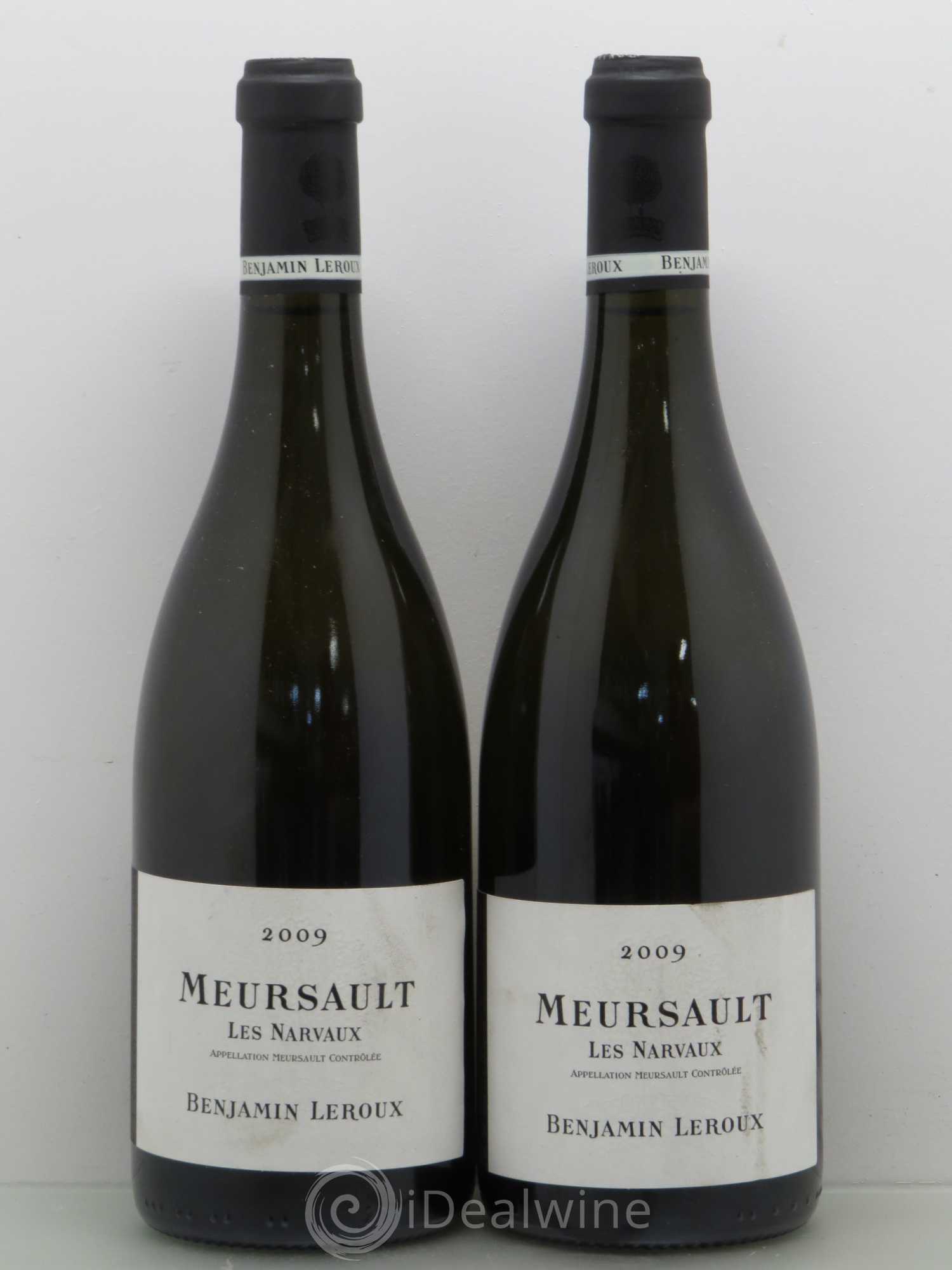 Meursault Narvaux - Benjamin Leroux 2009 - Posten von 2 Flaschen - 0