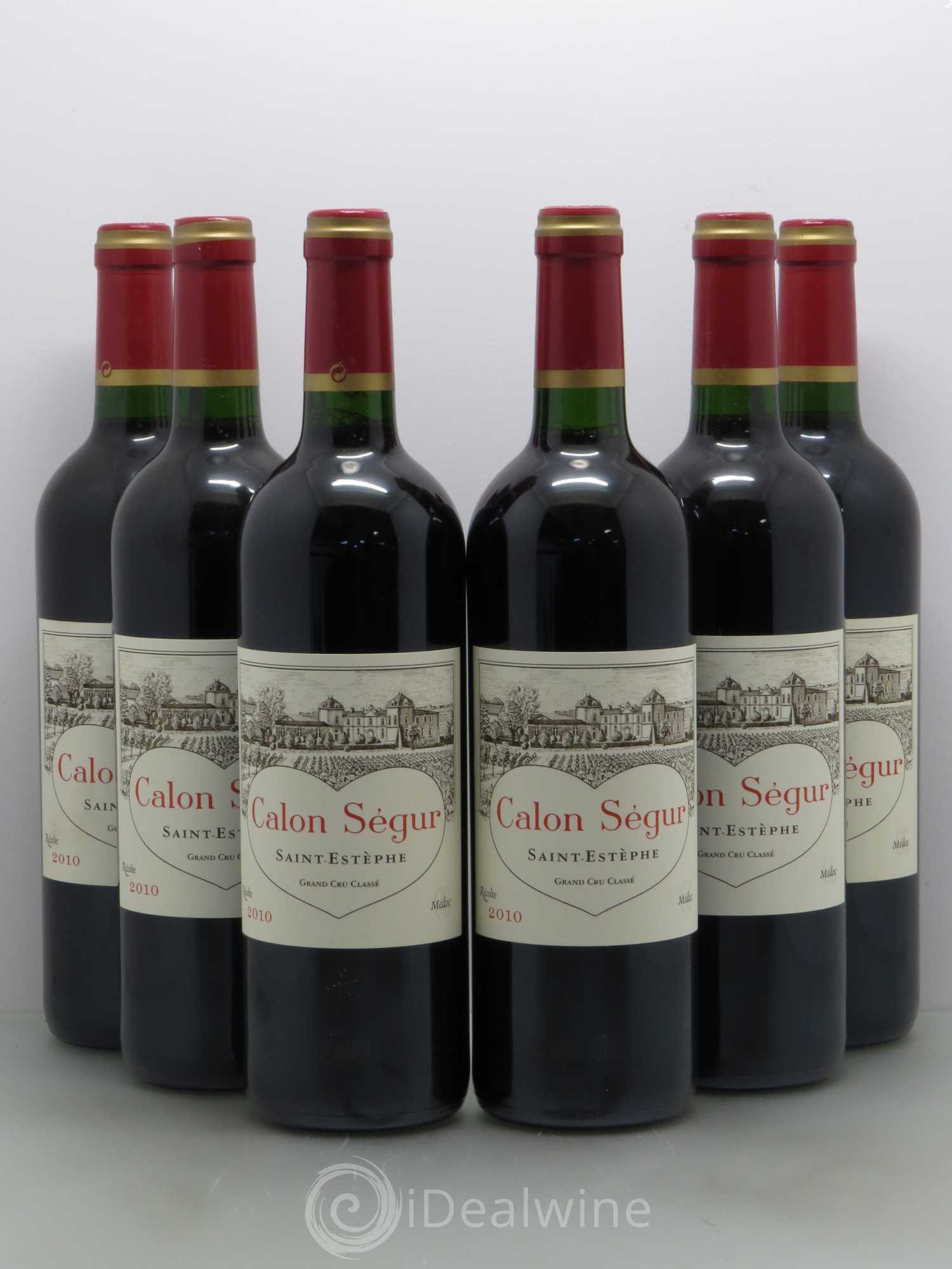 Château Calon Ségur 3ème Grand Cru Classé 2010 - Lot de 6 bouteilles - 0