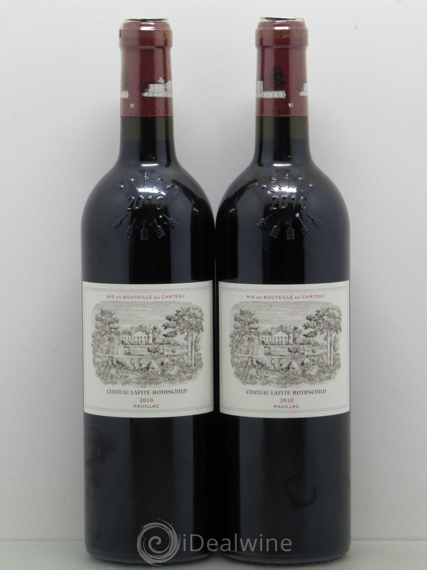 Château Lafite Rothschild 1er Grand Cru Classé 2010 - Lot de 2 bouteilles - 0