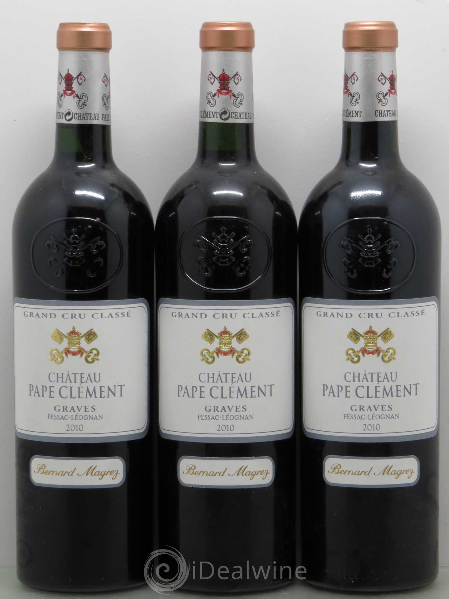 Château Pape Clément Cru Classé de Graves 2010 - Lot de 3 bouteilles - 0