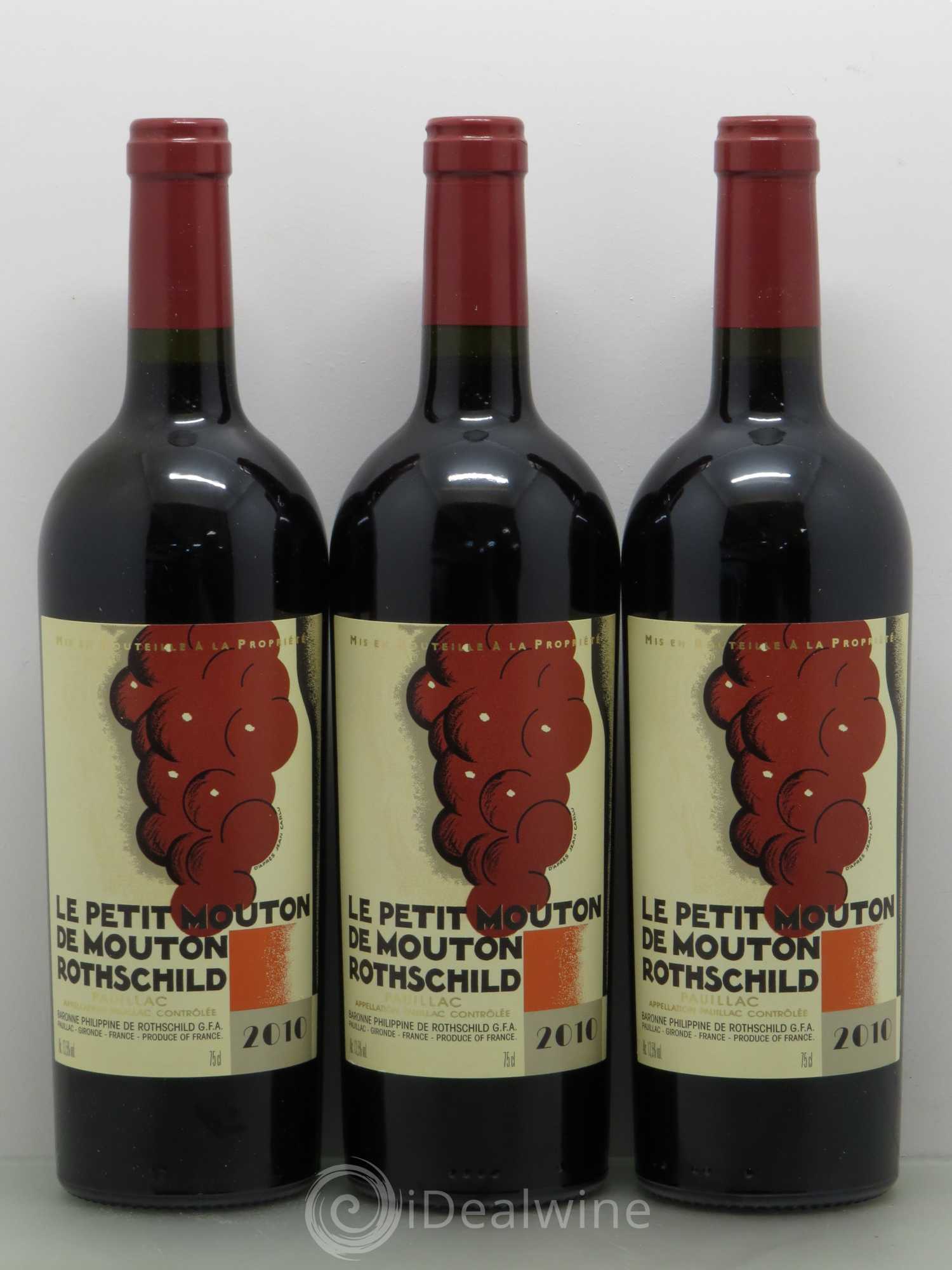 Petit Mouton Second Vin 2010 - Lot de 6 bouteilles - 2