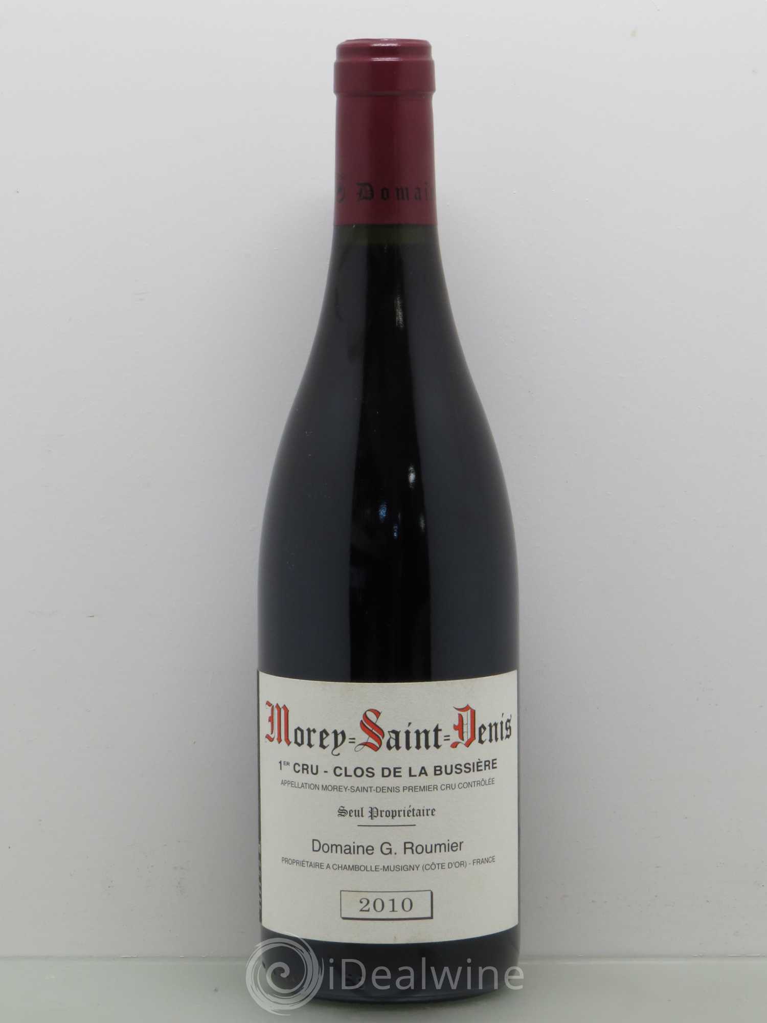 Morey-Saint-Denis 1er Cru Clos de la Bussière Georges Roumier (Domaine) 2010 - Lot de 1 bouteille - 0