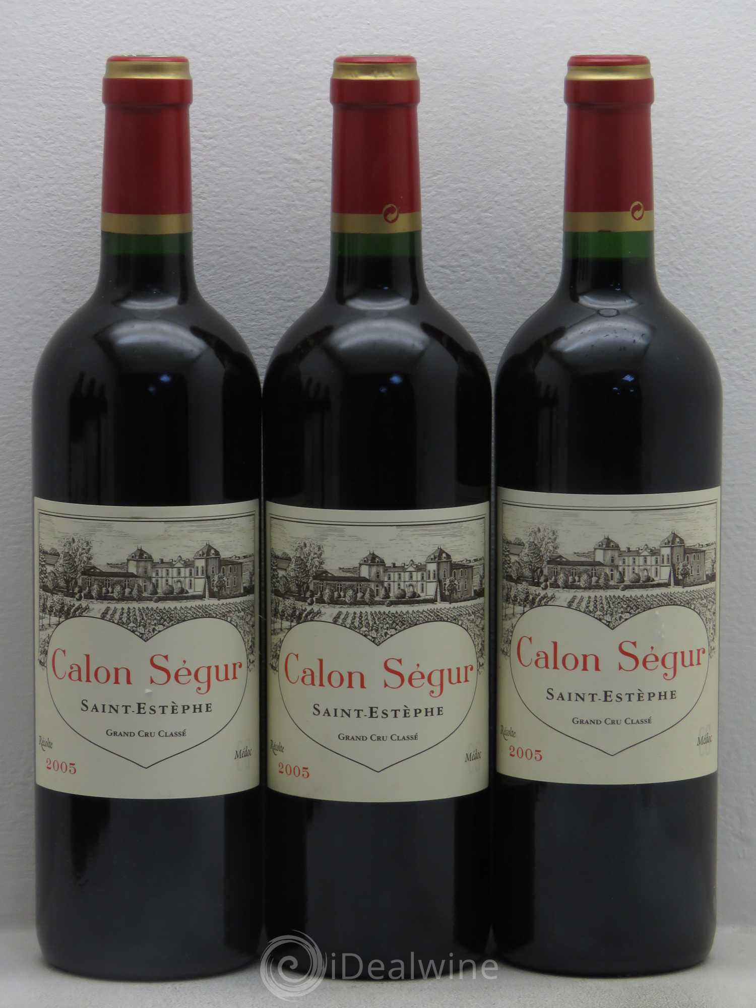 Château Calon Ségur 3ème Grand Cru Classé 2005 - Lot de 6 bouteilles - 1
