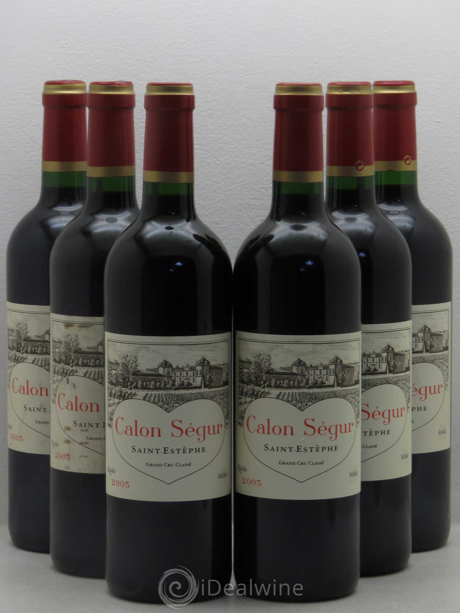 Château Calon Ségur 3ème Grand Cru Classé 2005 - Lot de 6 bouteilles - 0