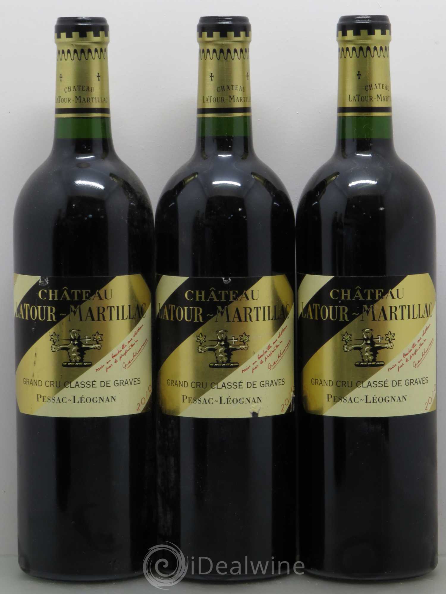 Château Latour-Martillac Cru Classé de Graves 2010 - Lotto di 5 bottiglie - 1