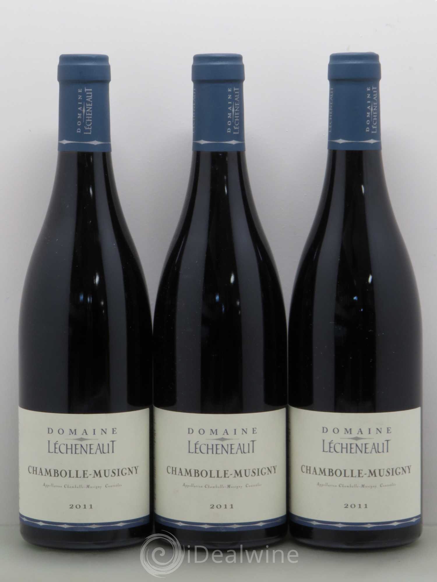 Chambolle-Musigny Lecheneaut 2011 - Lot de 3 bouteilles - 0