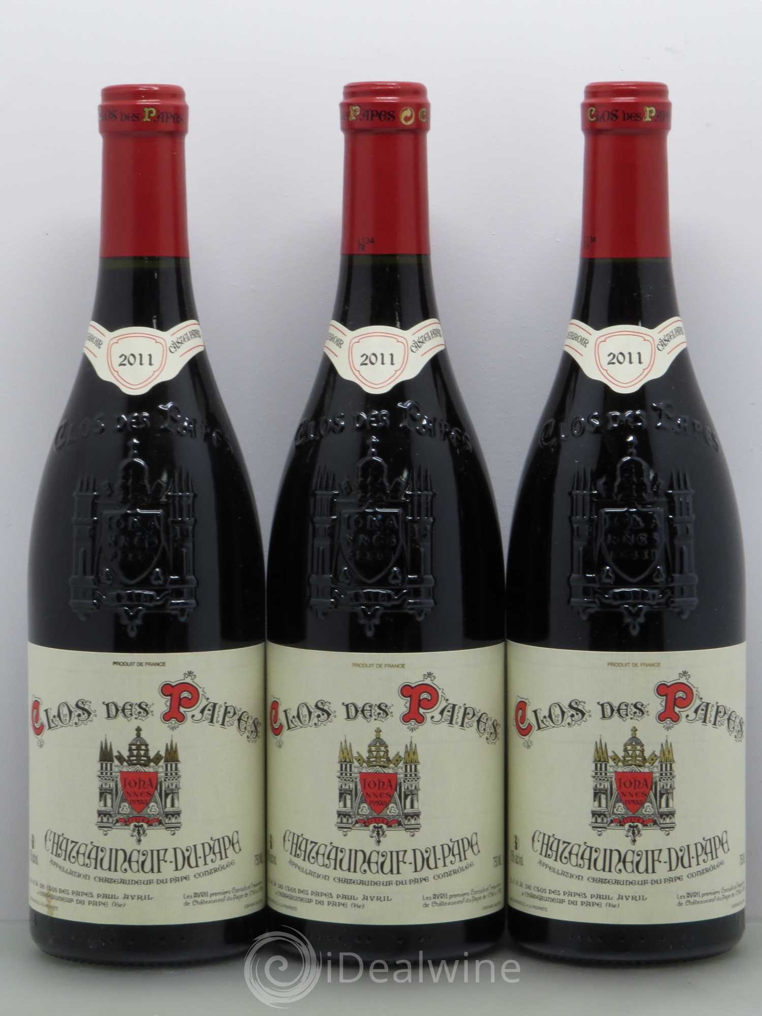 Châteauneuf-du-Pape Clos des Papes - Paul Avril 2011 - Lot de 6 bouteilles - 2