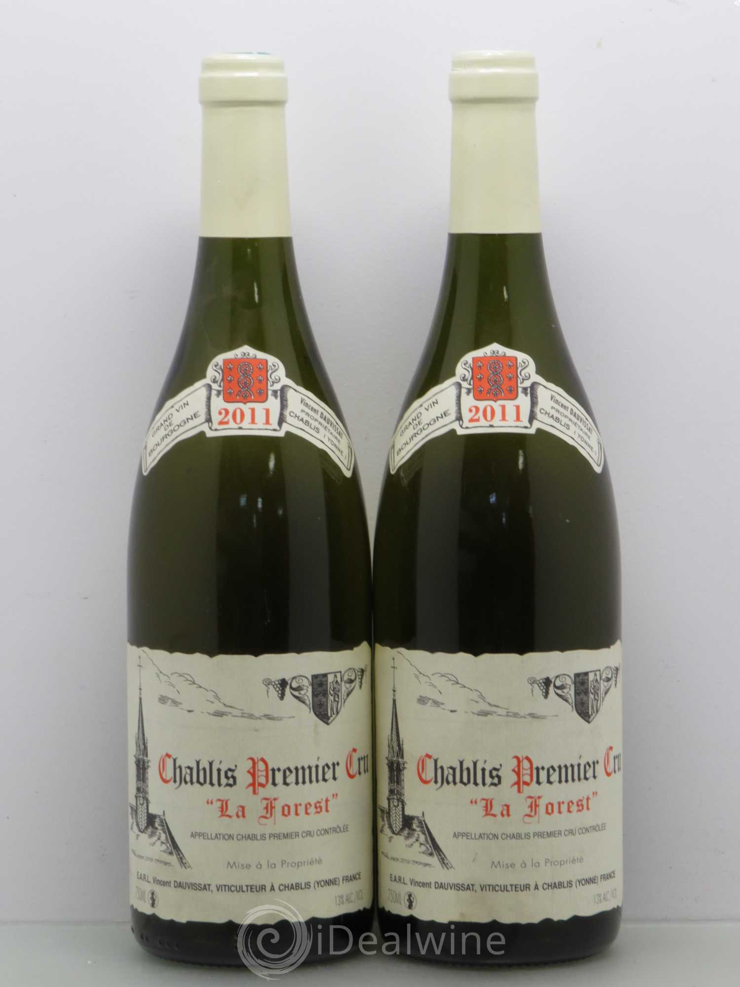 Chablis 1er Cru La Forest Vincent Dauvissat (Domaine) 2011 - Lot de 2 bouteilles - 0