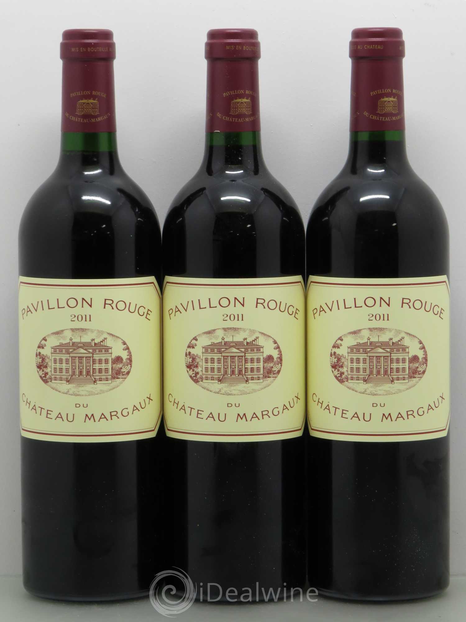 Pavillon Rouge du Château Margaux Second Vin 2011 - Lot de 3 bouteilles - 0