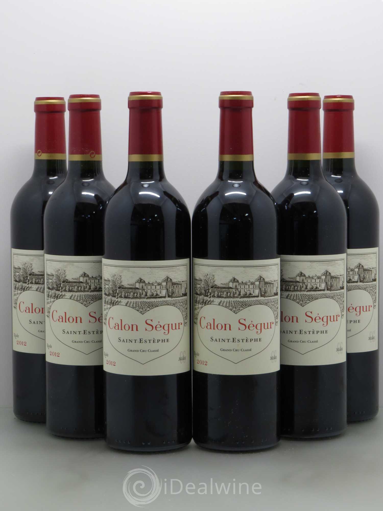 Château Calon Ségur 3ème Grand Cru Classé 2012 - Lot de 6 bouteilles - 0
