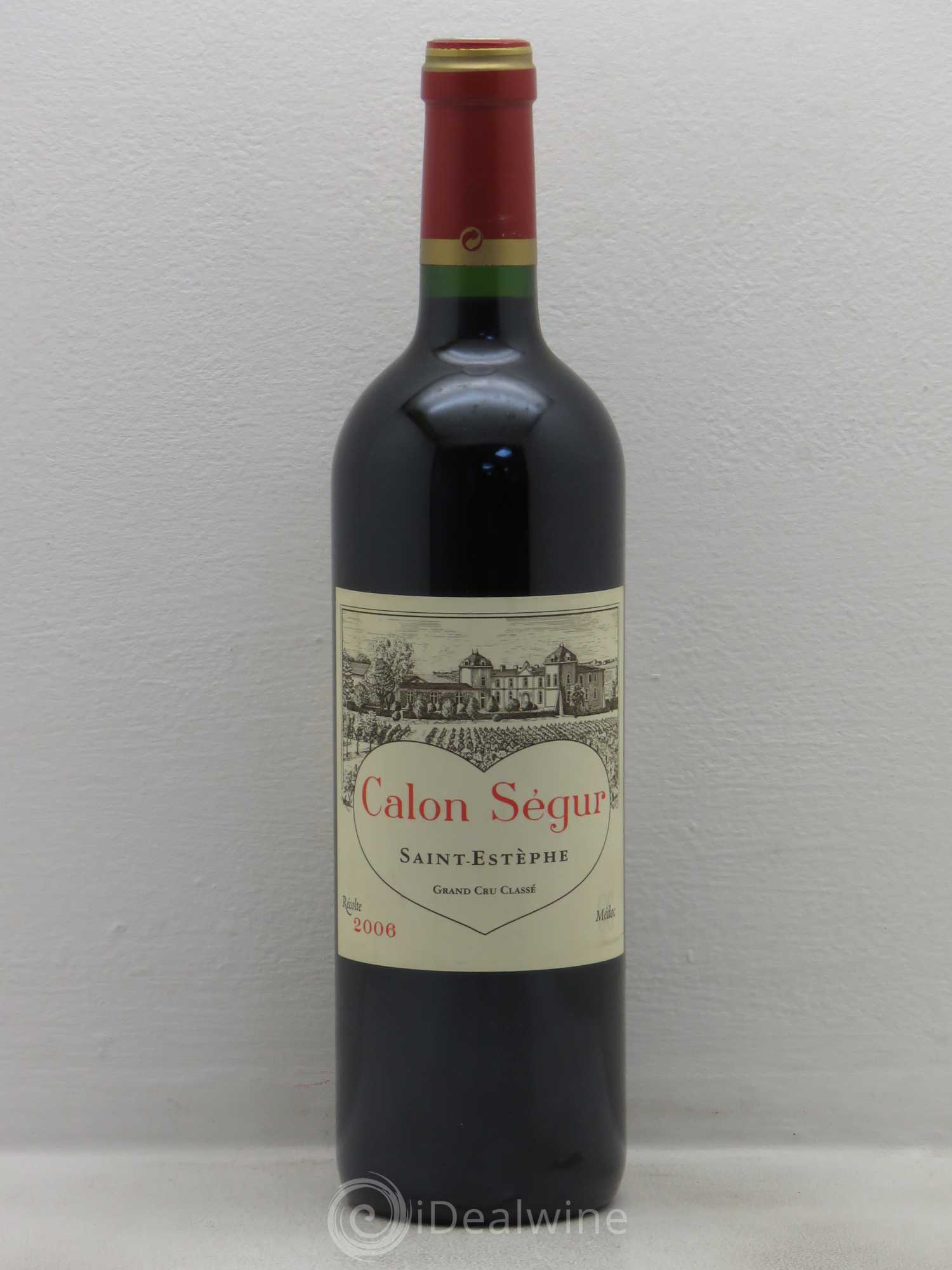 Château Calon Ségur 3ème Grand Cru Classé 2006 - Lot de 1 bouteille - 0