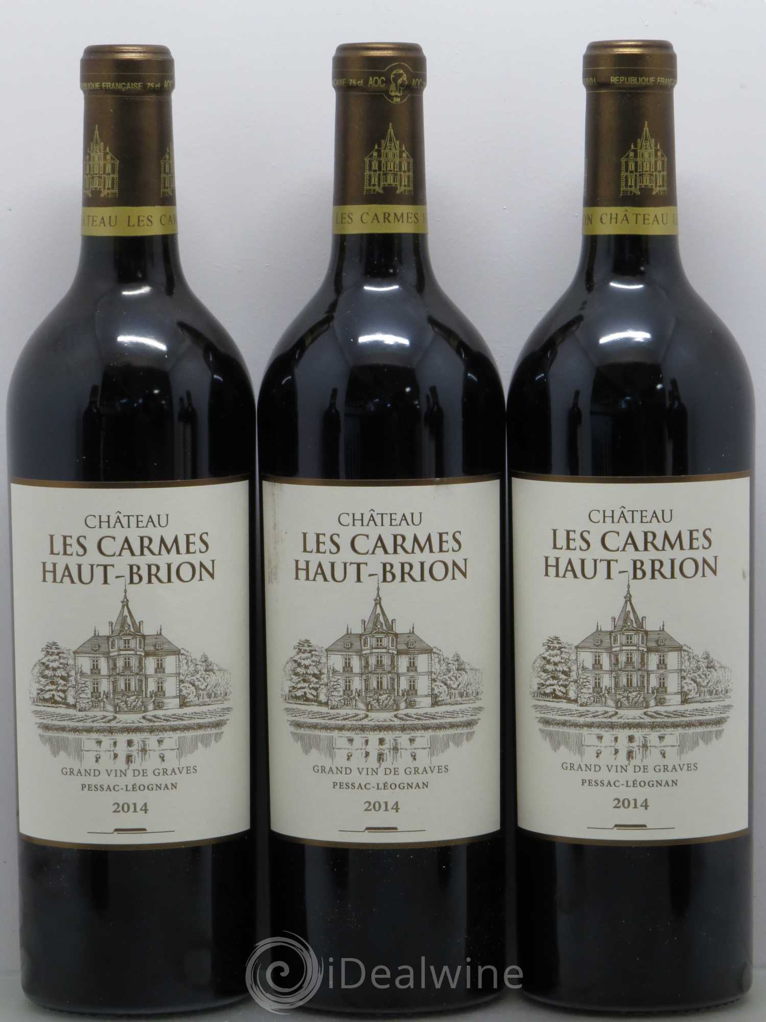 Château Les Carmes Haut-Brion 2014 - Lot de 6 bouteilles - 1