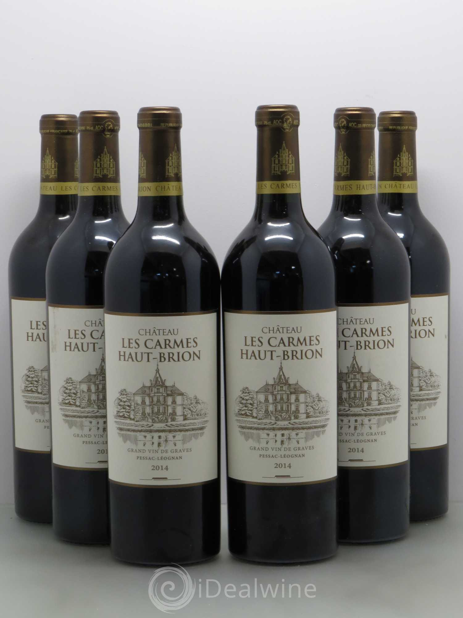 Château Les Carmes Haut-Brion 2014 - Lot de 6 bouteilles - 0