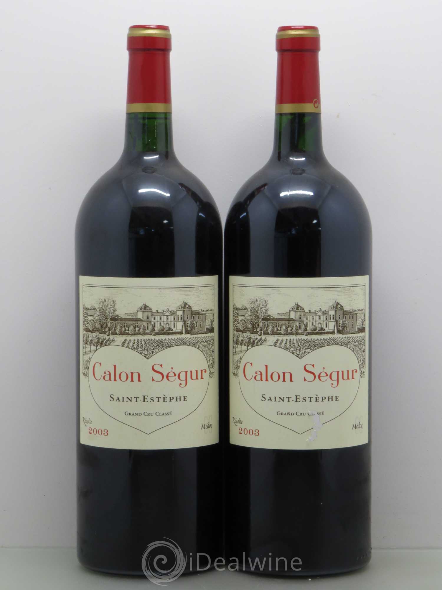 Château Calon Ségur 3ème Grand Cru Classé 2003 - Lot de 2 magnums - 0