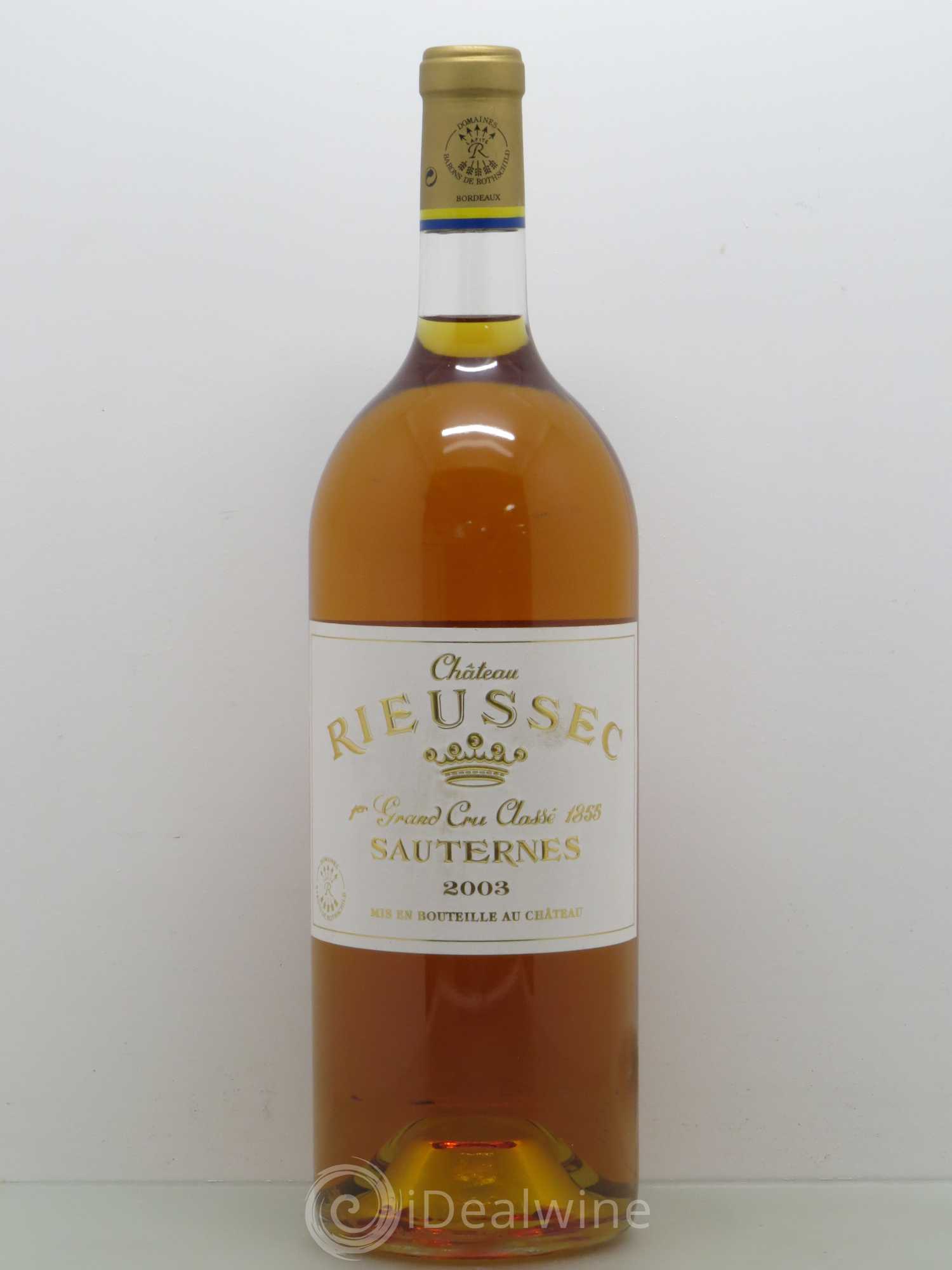 Château Rieussec 1er Grand Cru Classé 2003 - Posten von 1 Magnum - 0