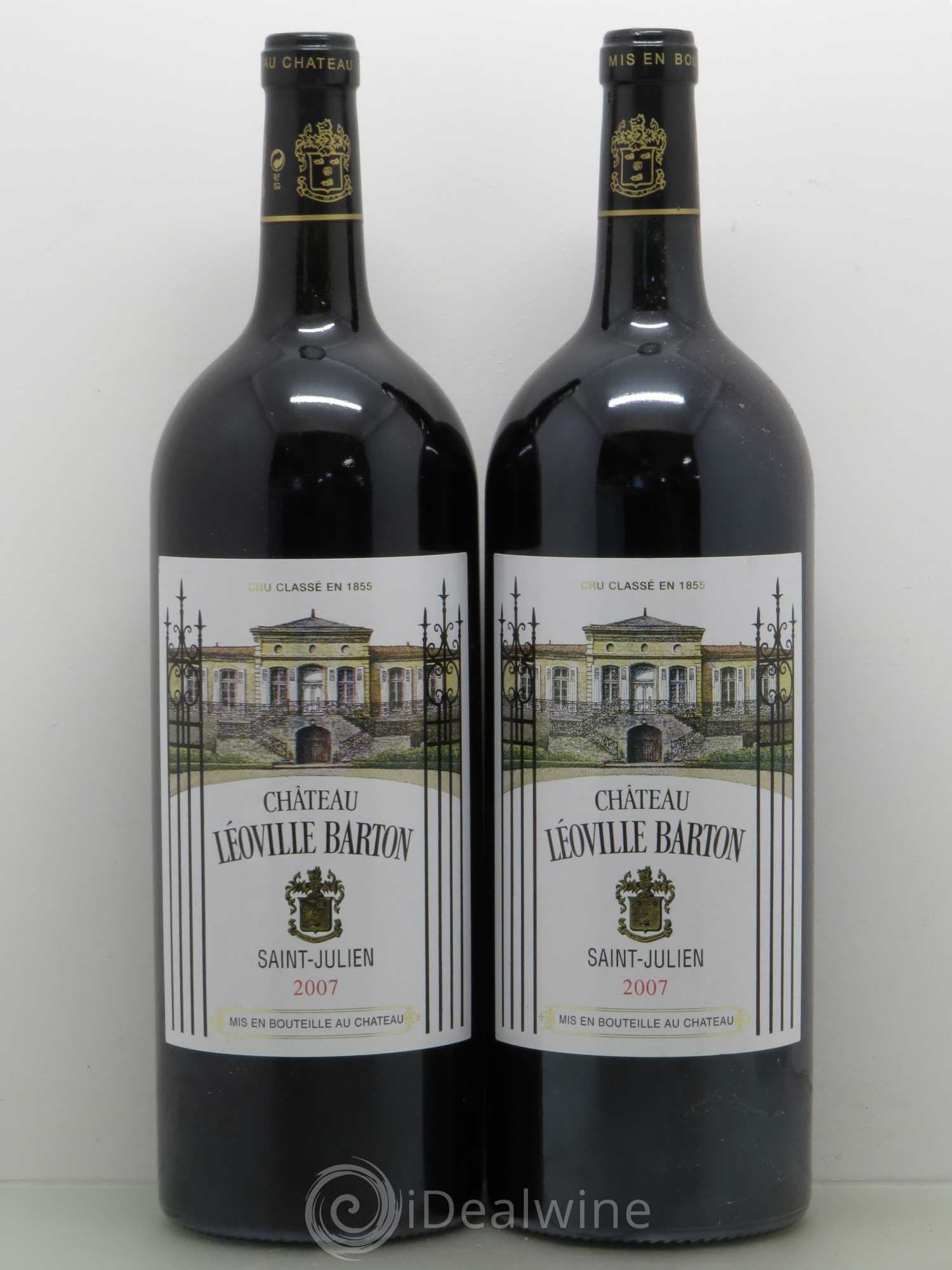 Château Léoville Barton 2ème Grand Cru Classé 2007 - Lot de 2 magnums - 0