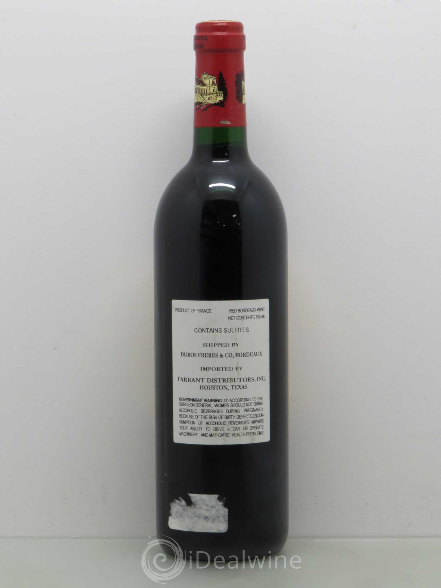 Château Ducru Beaucaillou 2ème Grand Cru Classé 1995 - Lot de 1 bouteille - 1