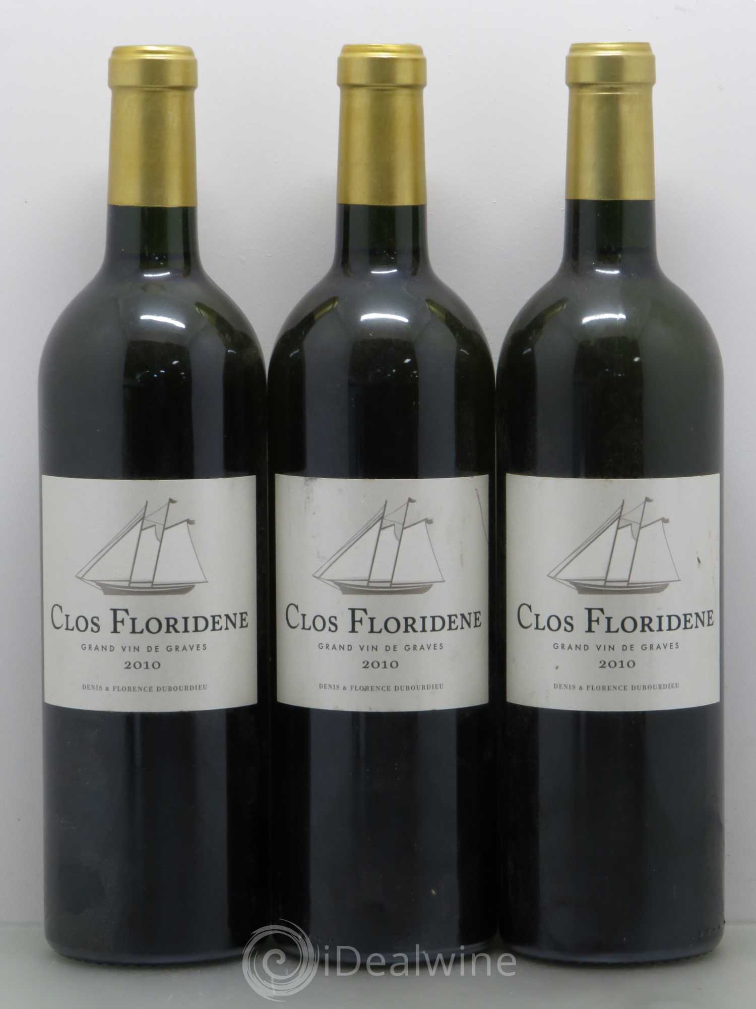 Clos Floridène 2010 - Lot de 3 bouteilles - 0