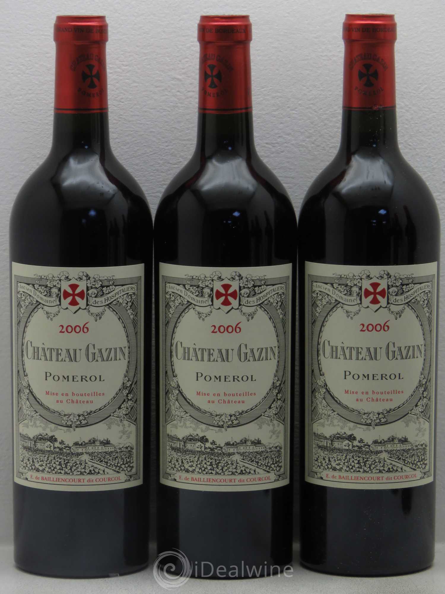 Château Gazin 2006 - Lot de 6 bouteilles - 1
