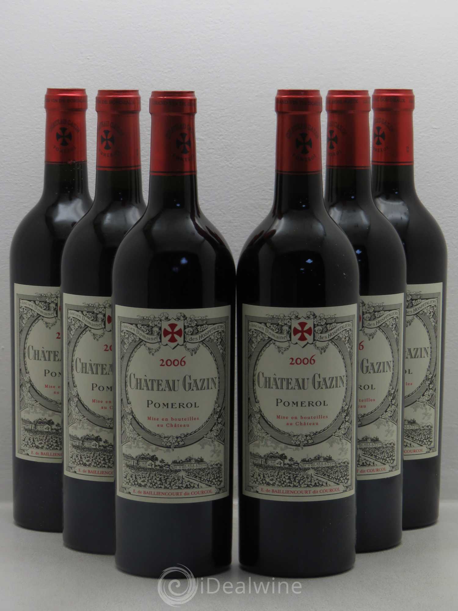 Château Gazin 2006 - Lot de 6 bouteilles - 0