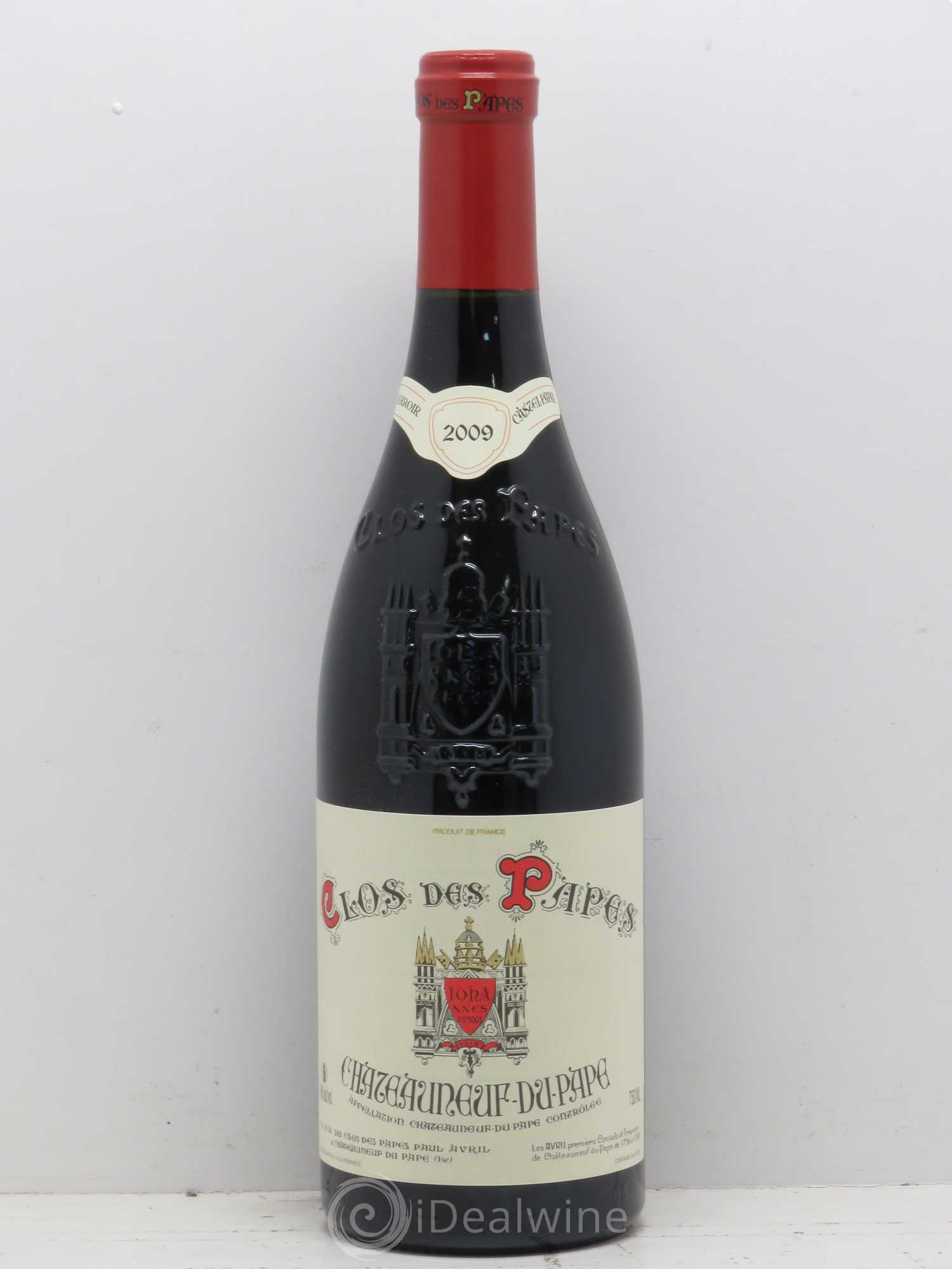 Châteauneuf-du-Pape Clos des Papes - Paul Avril 2009 - Lot de 1 bouteille - 0