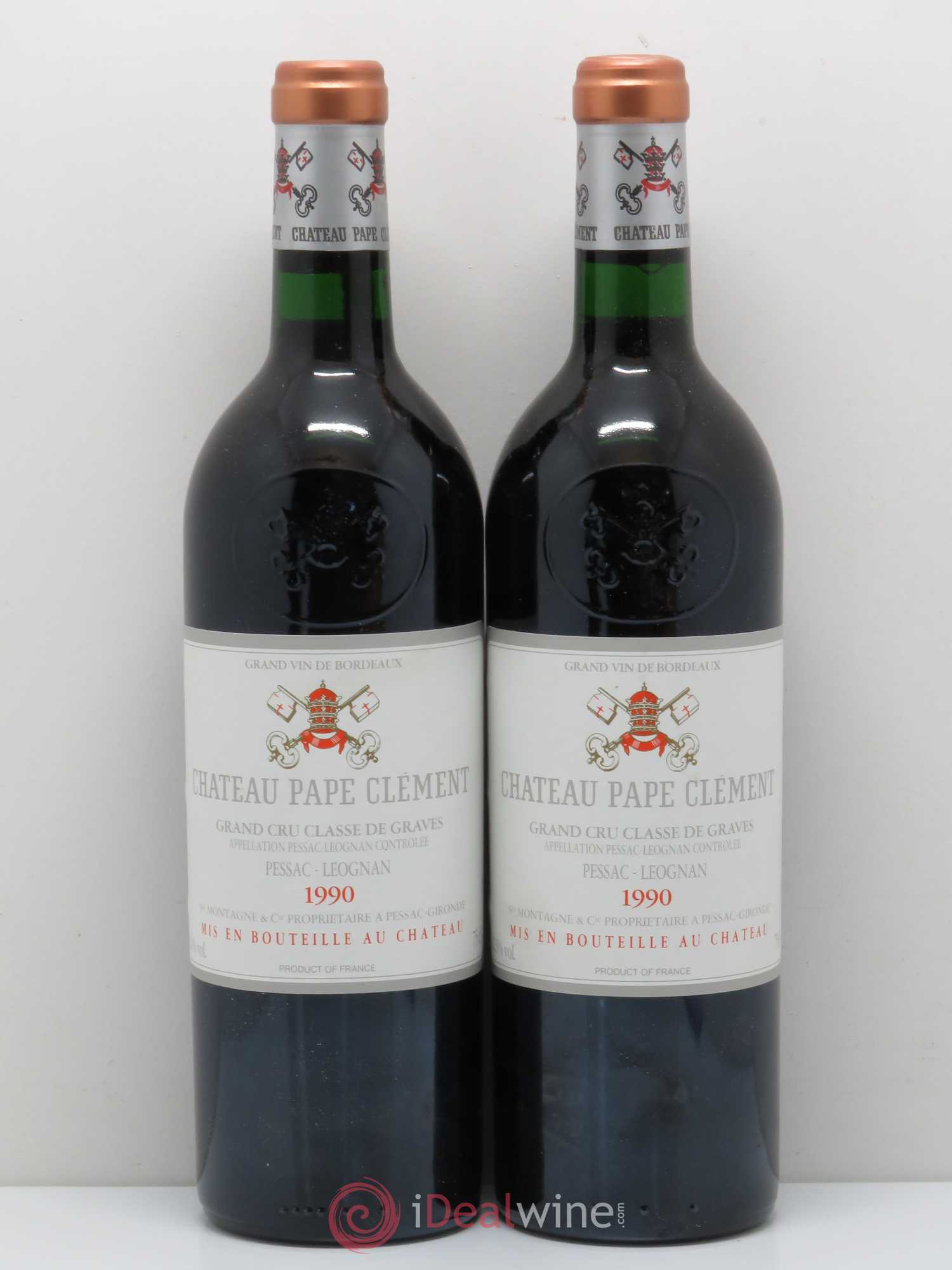 Château Pape Clément Cru Classé de Graves 1990 - Lot de 5 bouteilles - 2